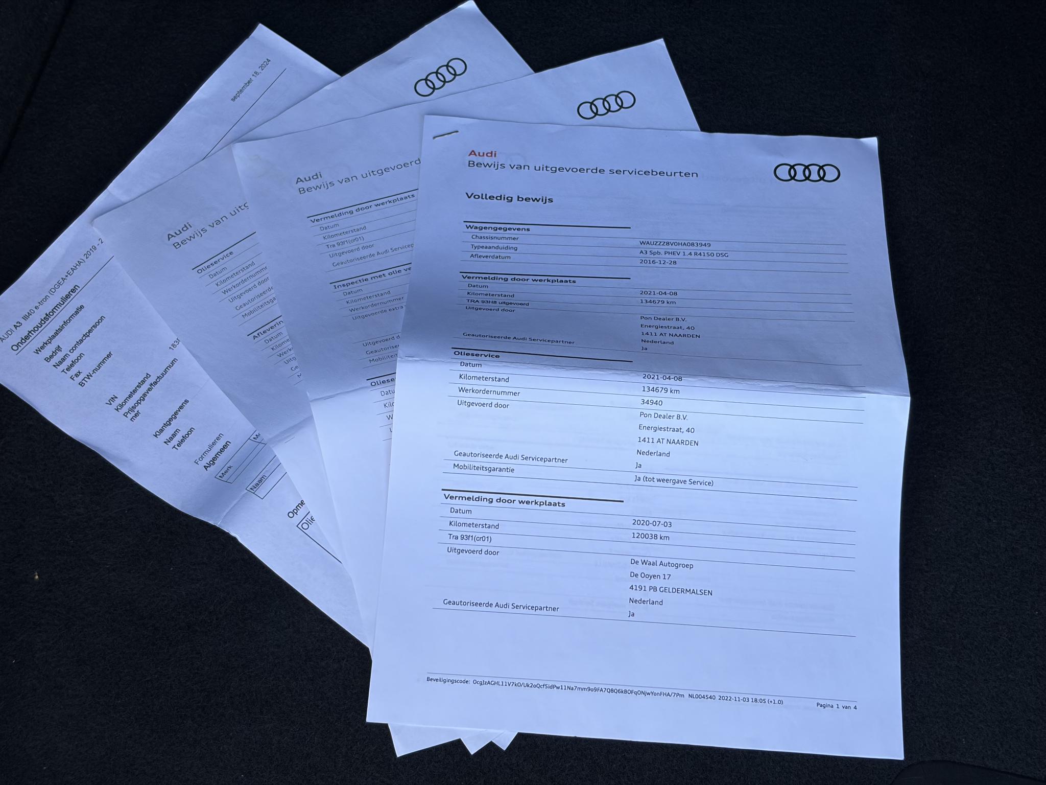 Foto van Audi A3 Sportback E-tron