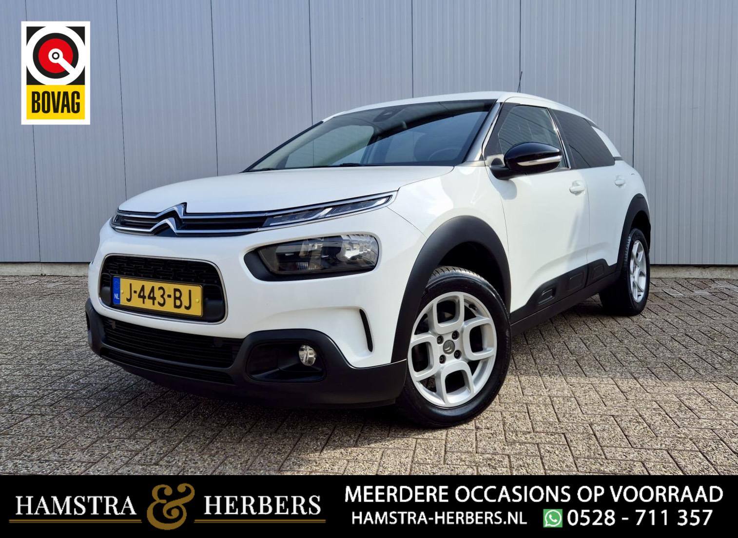 Citroen C4 Cactus 1.2 PureTech Shine Plus wit 2020 - voorkant