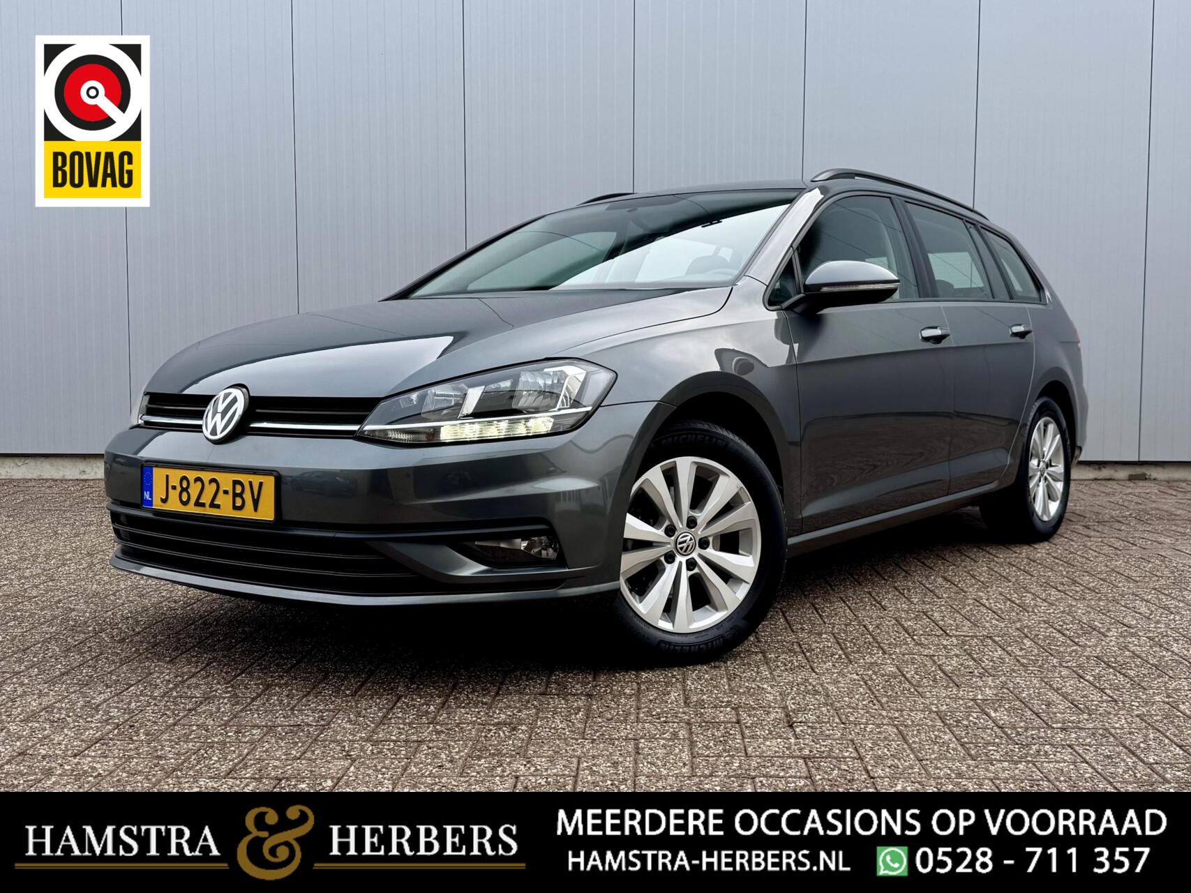 Volkswagen Golf Variant 1.0 TSI Life antraciet 2020 - voorkant