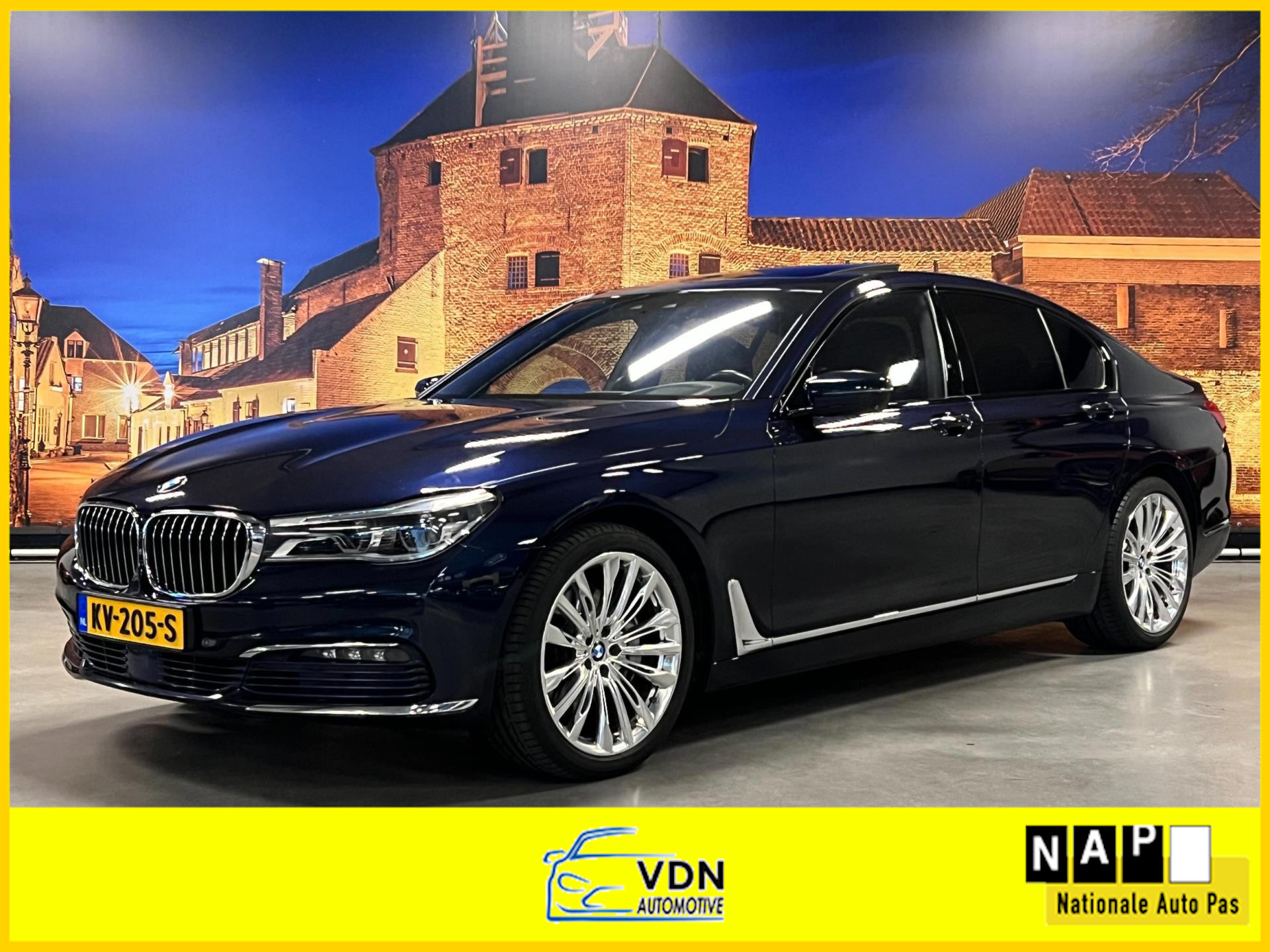 BMW 730d 730 D High Executive Aut Schuifdak Full Options 2016 - voorkant