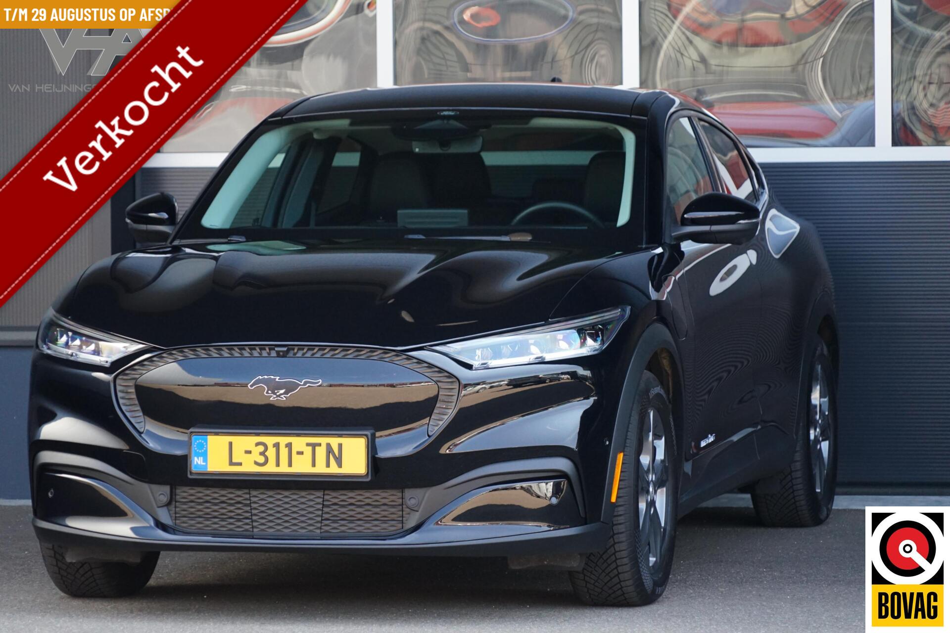 Ford Mustang Mach-e RWD 75 kWh|TREKHAAK|LEDER|B&O AUDIO|ACC|CAMERA|CARPLAY|STOEL-, STUURVERW|NL-AUTO|1e EIG.|INCL. BTW|NAP| 2021 - voorkant