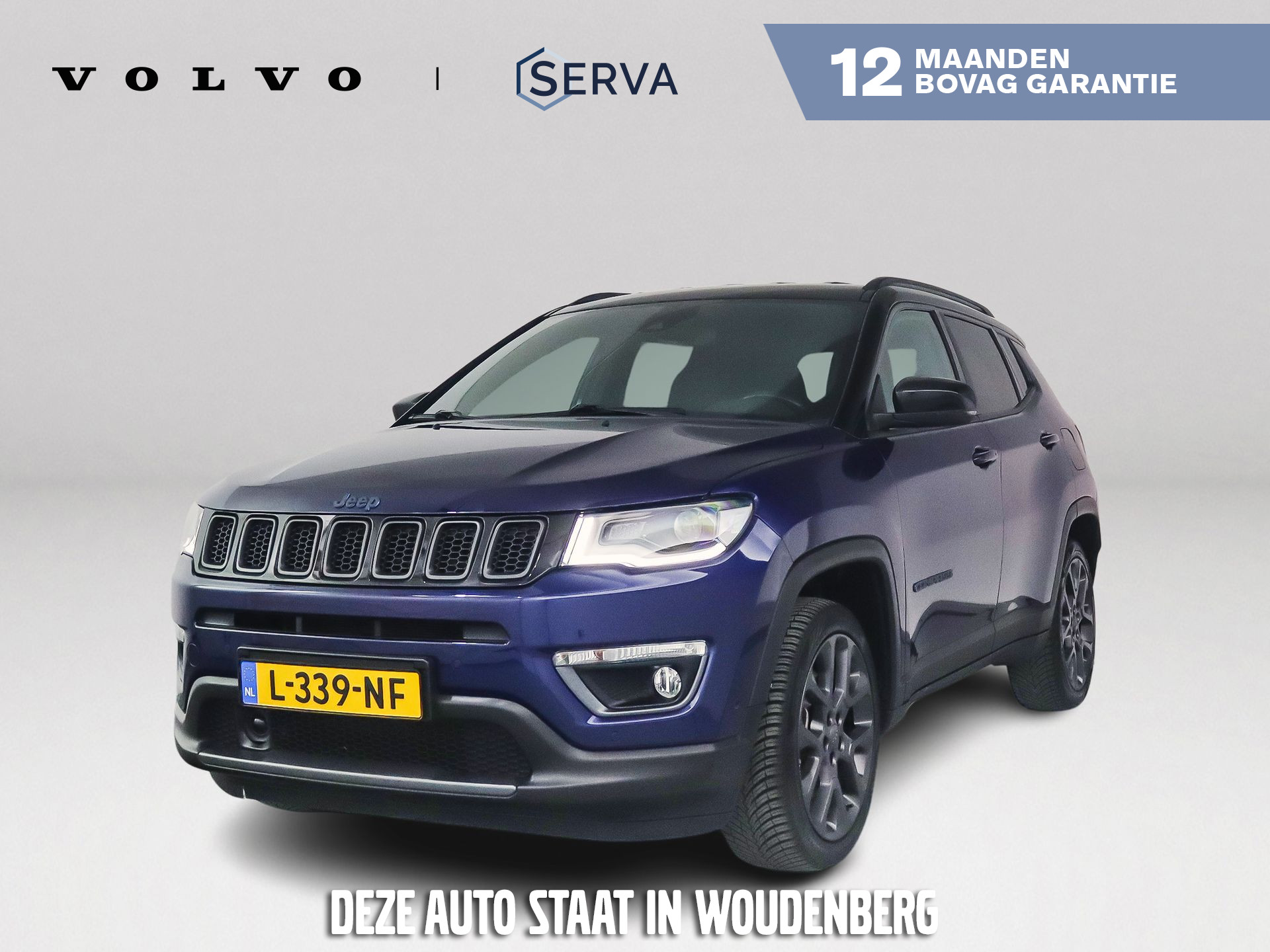 Jeep Compass 4xe 240 Plug-in Hybrid Electric S | Parkeercamera | Stoel- en Stuurverwarming | Cruise control 2021 - voorkant