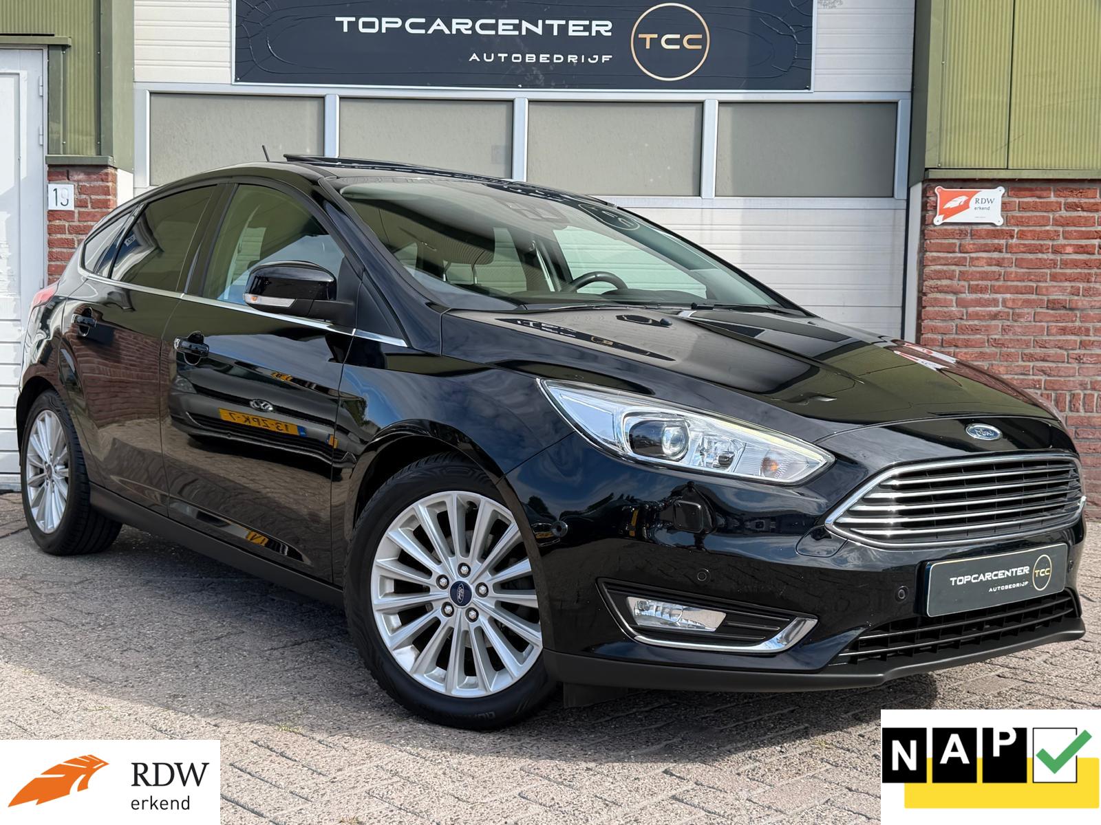 Ford Focus 1.0 Titanium/TREKH/CAMERA/STOELV/DODEH/APK/NAP 2017 - voorkant