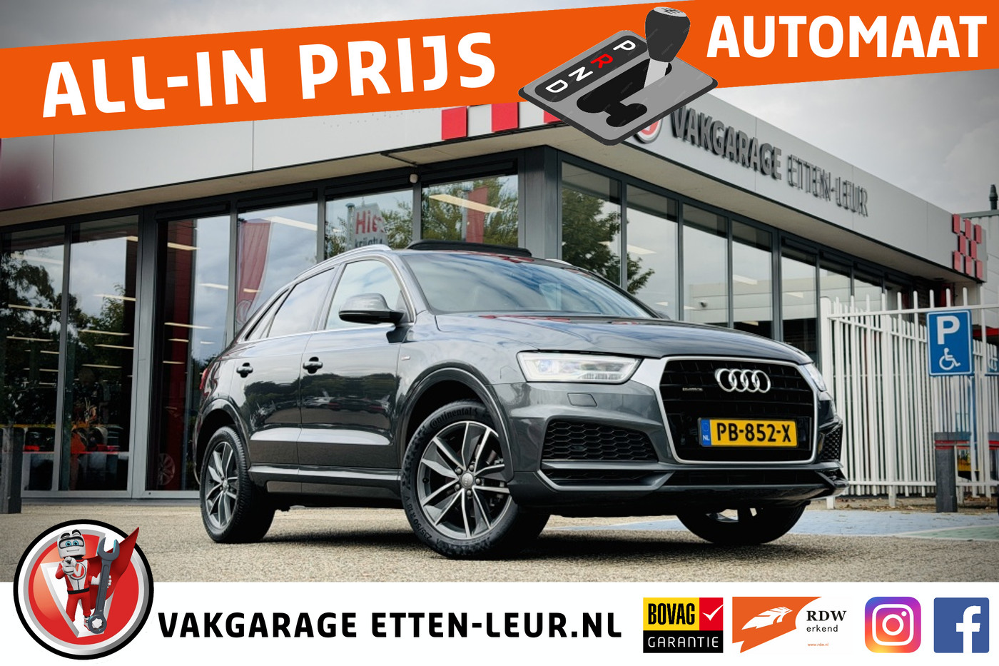 Audi Q3 2.0 TFSI q. Sp SL Ed 2017 - voorkant