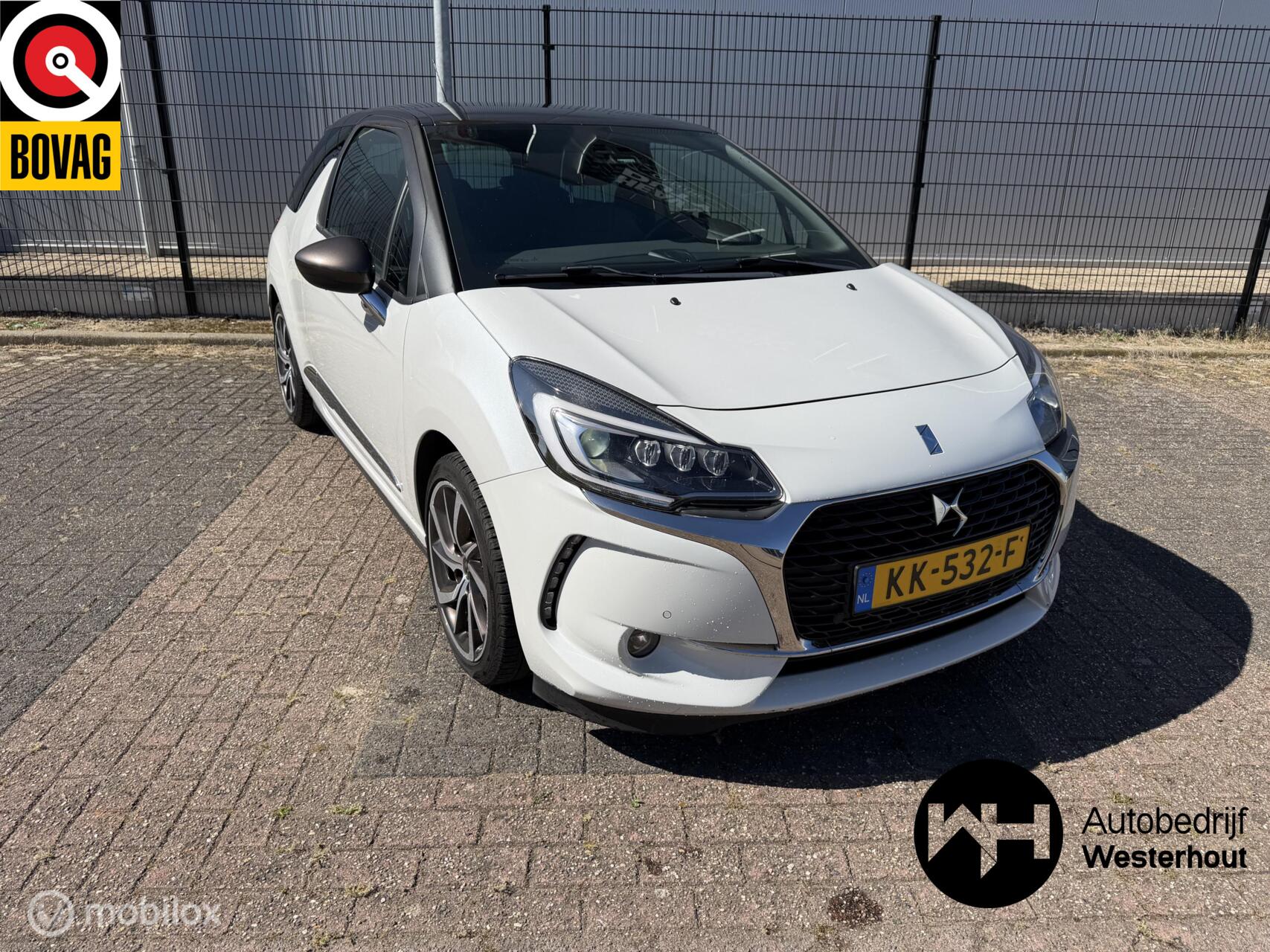 DS DS 3 1.2 PureTech Sport Chic|LEDER|STOELVERWARMING|VOL OPTIE 2016 - voorkant