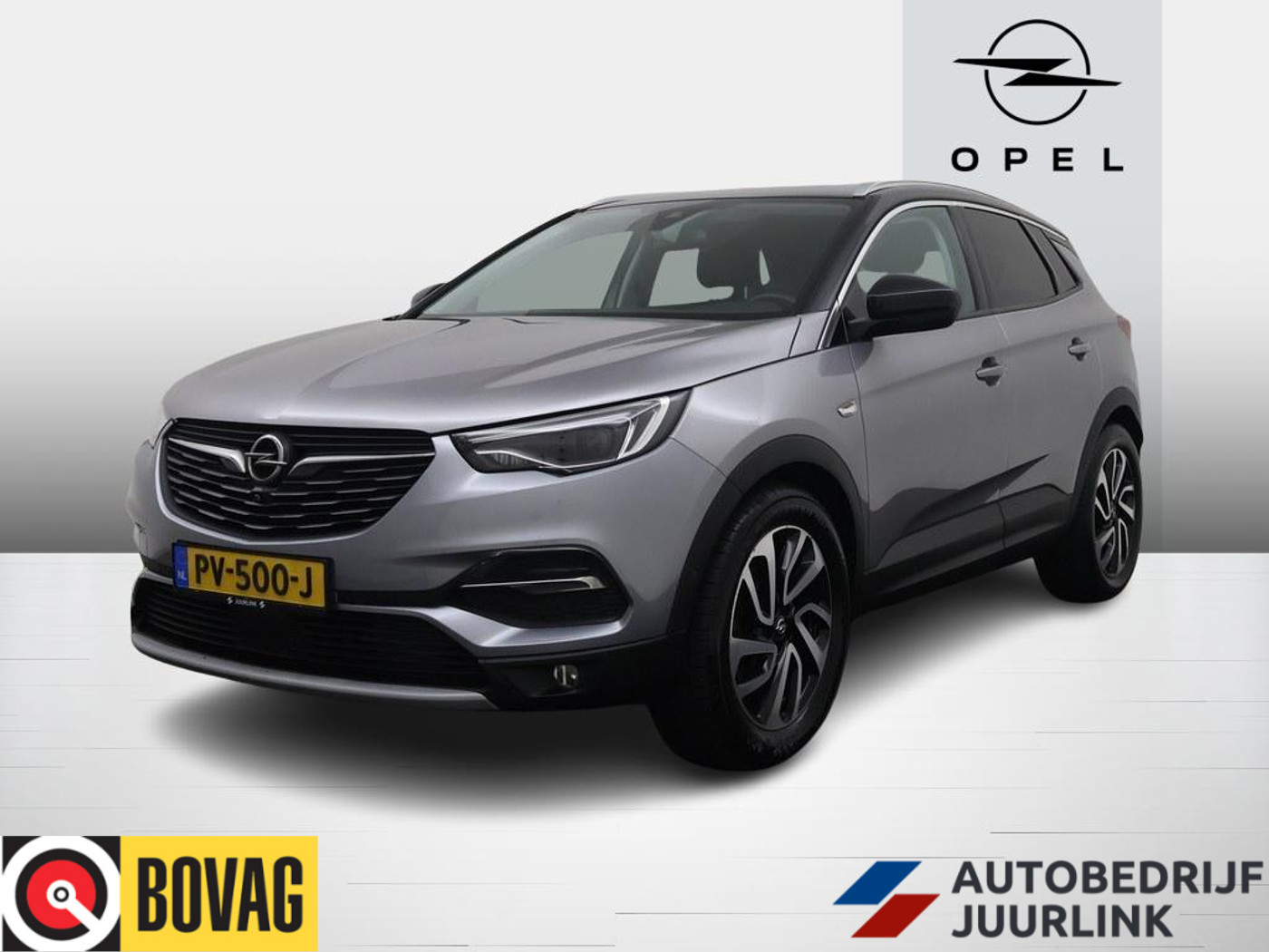 Opel Grandland X 1.2 Turbo Innovation Leder/Stoelkoel.verw/Trekhaak 2017 - voorkant