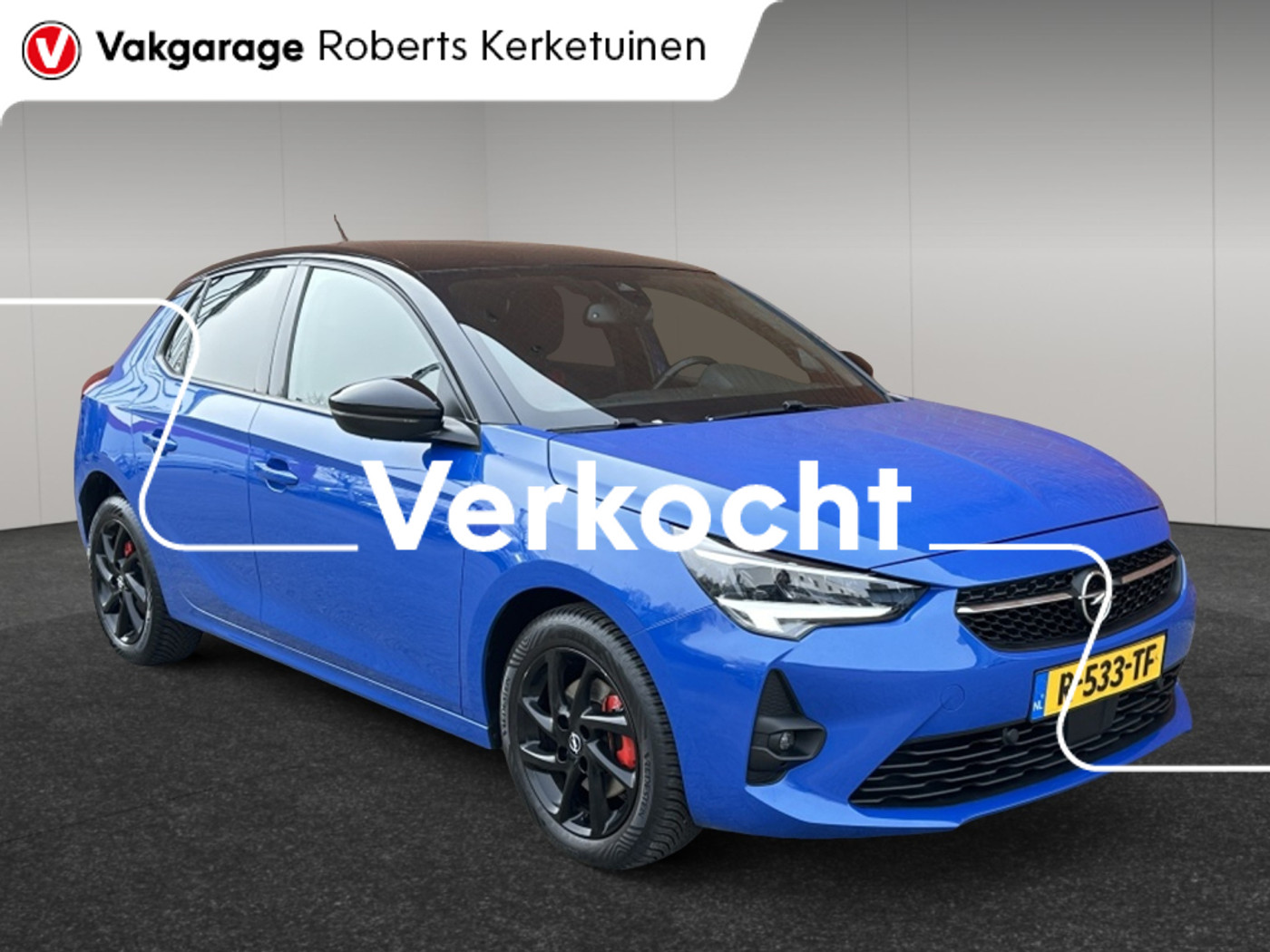 Opel Corsa 1.2 100PK GS Black Line Edition  Carplay Sportpack 2021 - voorkant