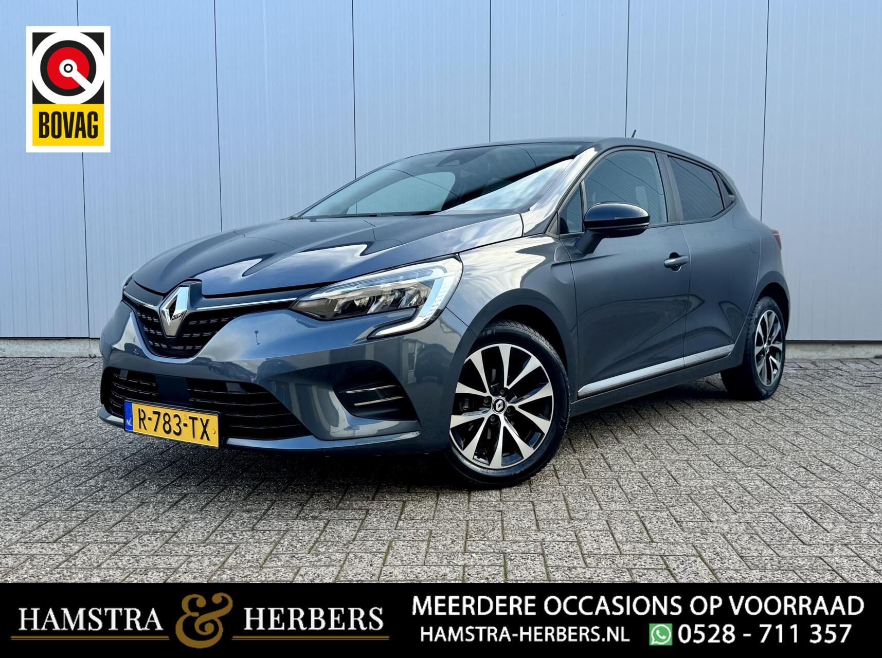 Renault Clio 1.0 TCe Zen antraciet 2022 - voorkant