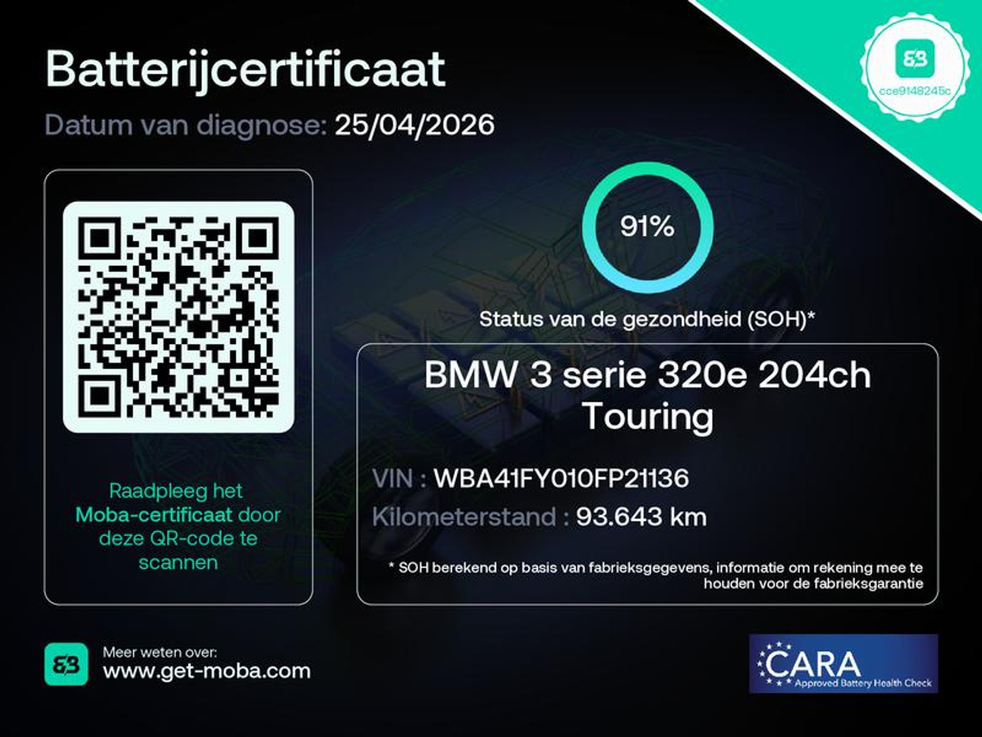 Foto van BMW 320e