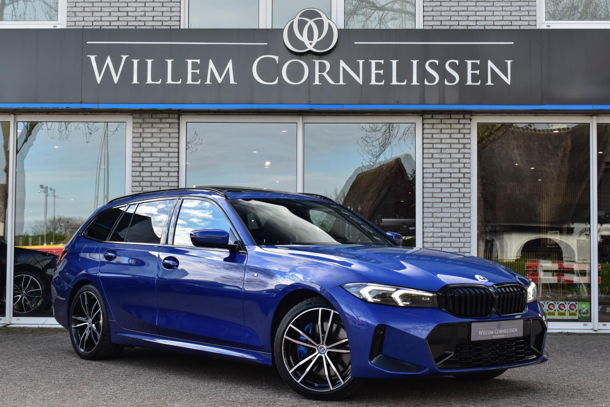 BMW 320e 320e M-Sport Pro Pano Trekhaak Leder Elc Stoelen 2023 - voorkant