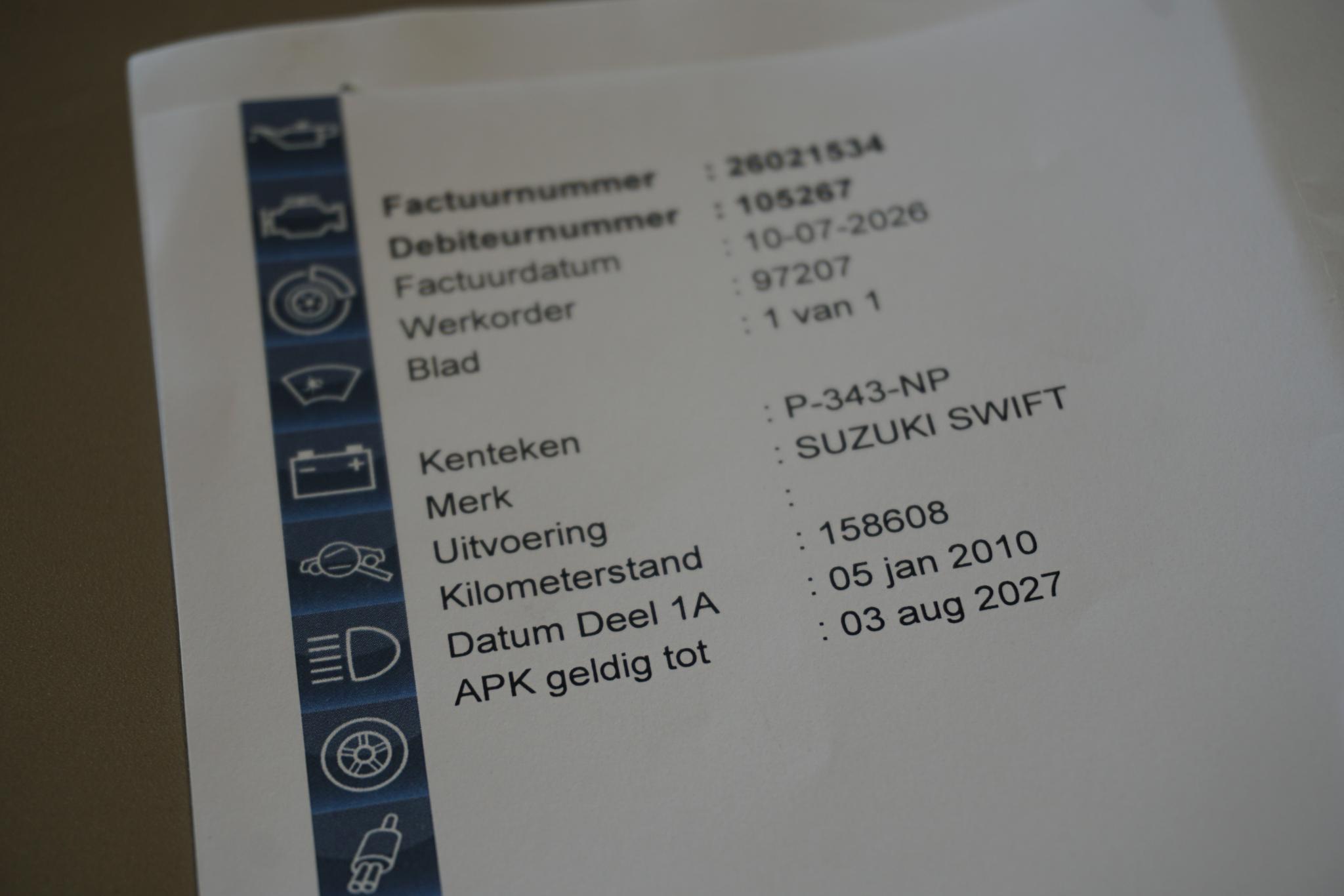 Foto van Suzuki Swift