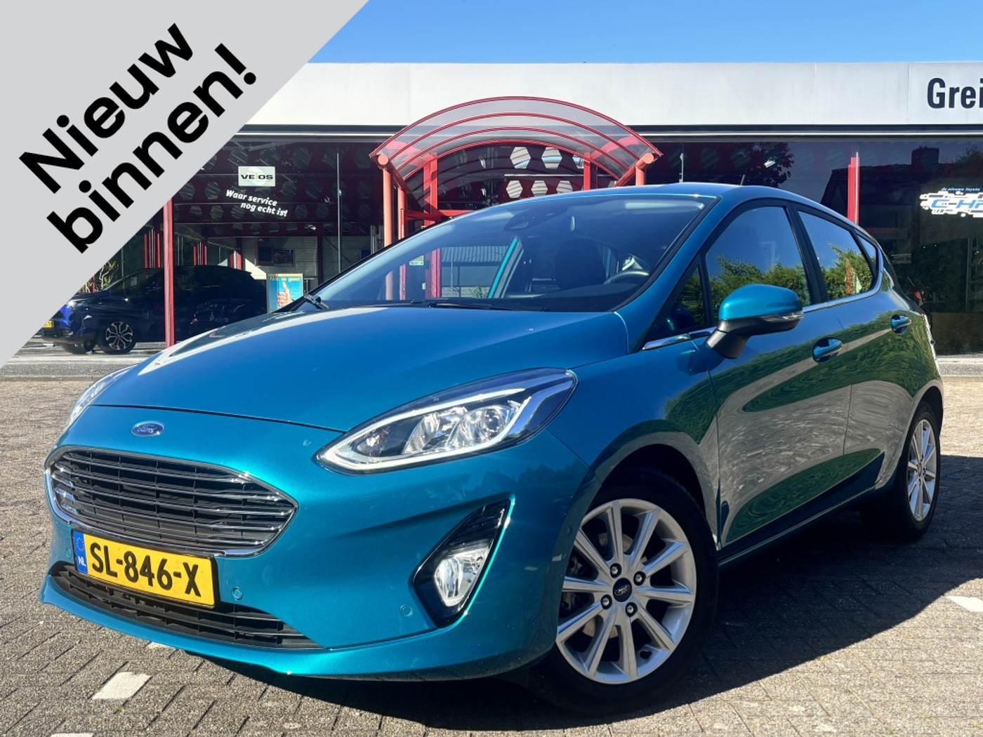 Ford Fiesta 1.0 EcoB. Titanium | Parkeersensoren | Trekhaak 2018 - voorkant
