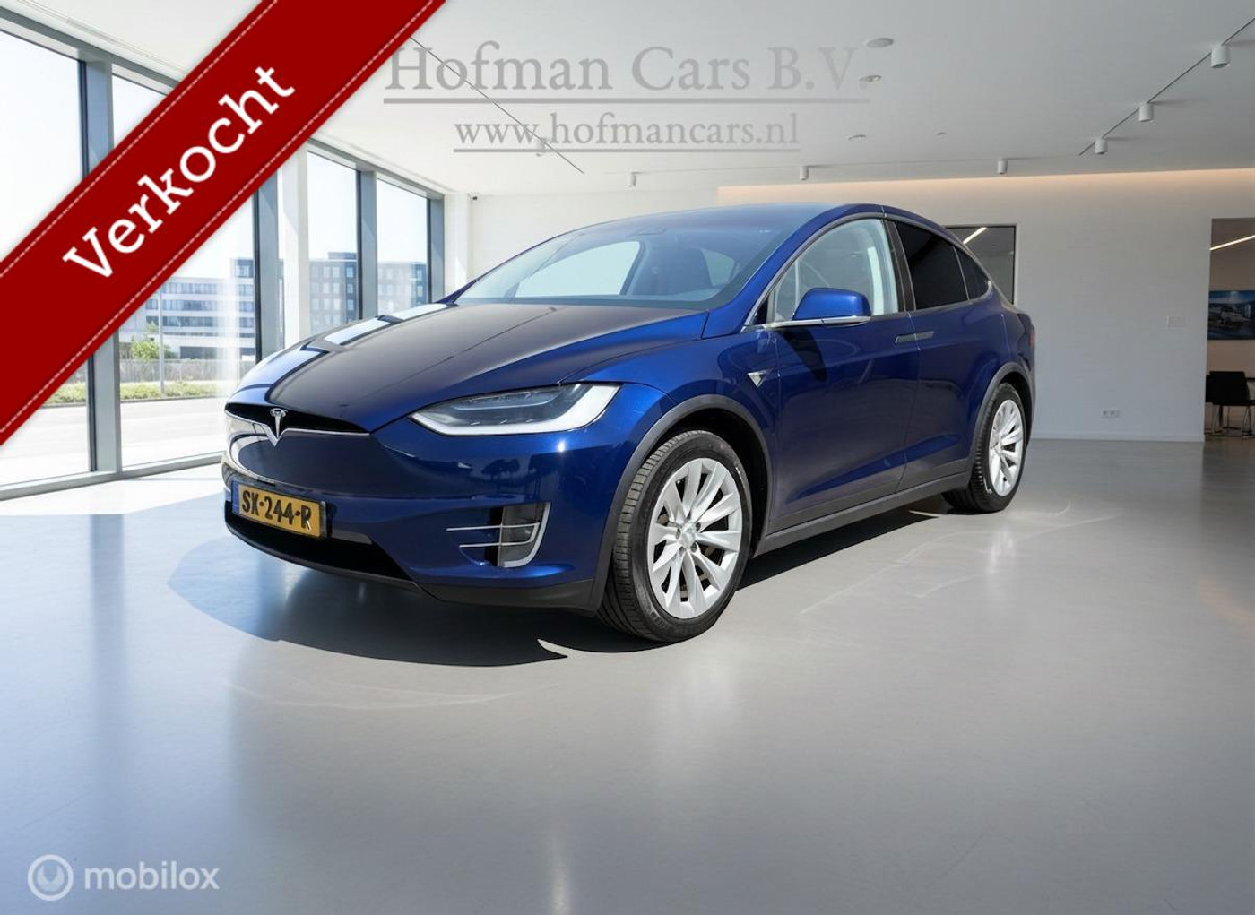 Tesla Model X 100D | 418 PK | Trekhaak 2.250 kg | CCS Upgrade | MCU2 | 20" | NAP 2018 - voorkant