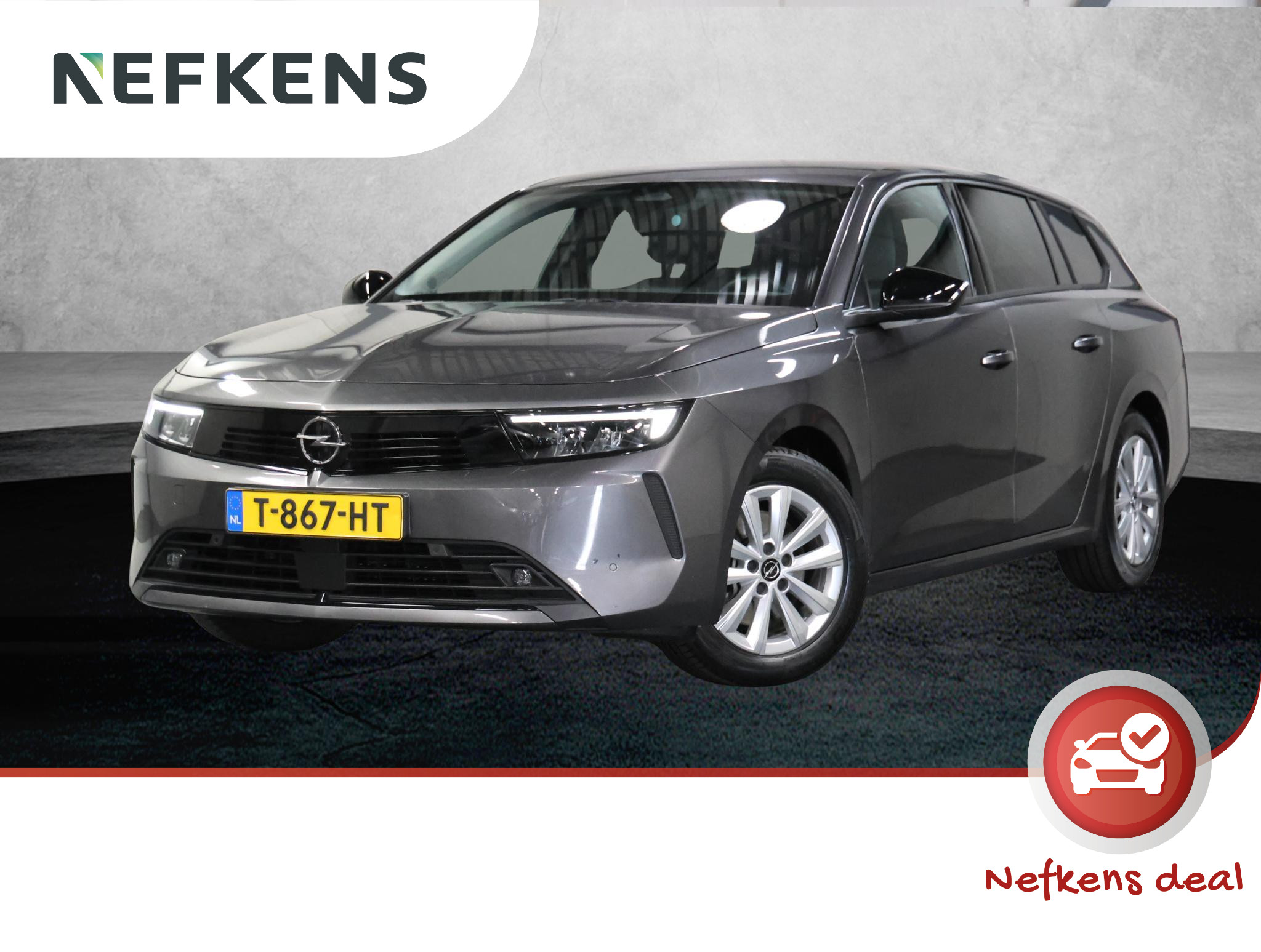 Opel Astra Sports Tourer 130PK Edition 2023 - voorkant
