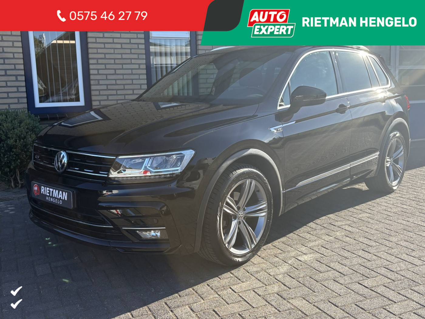 Volkswagen Tiguan 1.4 TSI Highl. Bns R CARPLAY-STOELVERW-R-LINE 2018 - voorkant
