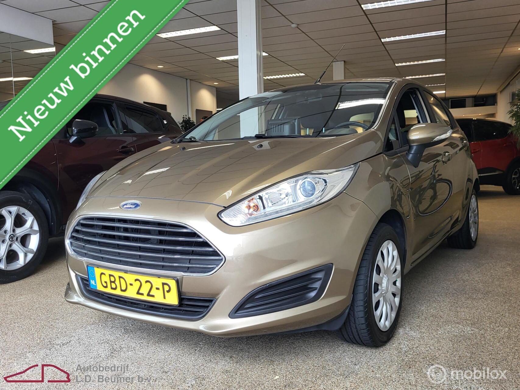 Ford Fiesta 1.0 5drs Style *ANDROID, NAVI, CAM, RIJKLAARPRIJS!* 2015 - voorkant