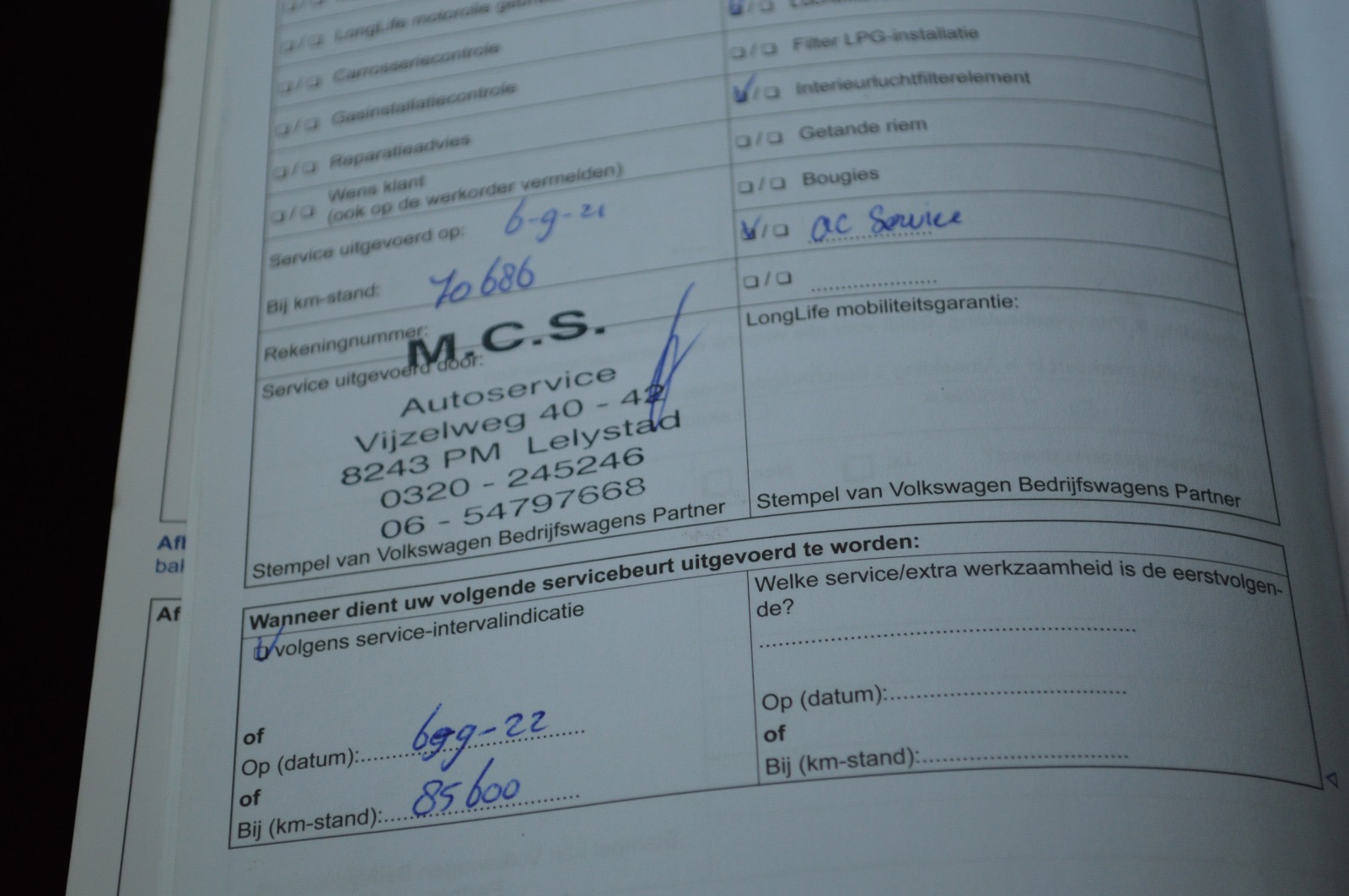 Foto van Volkswagen Caddy