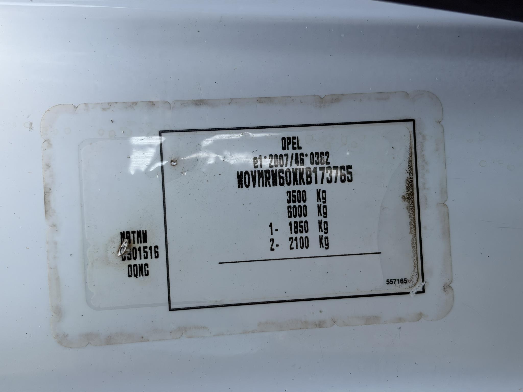 Foto van Opel Movano