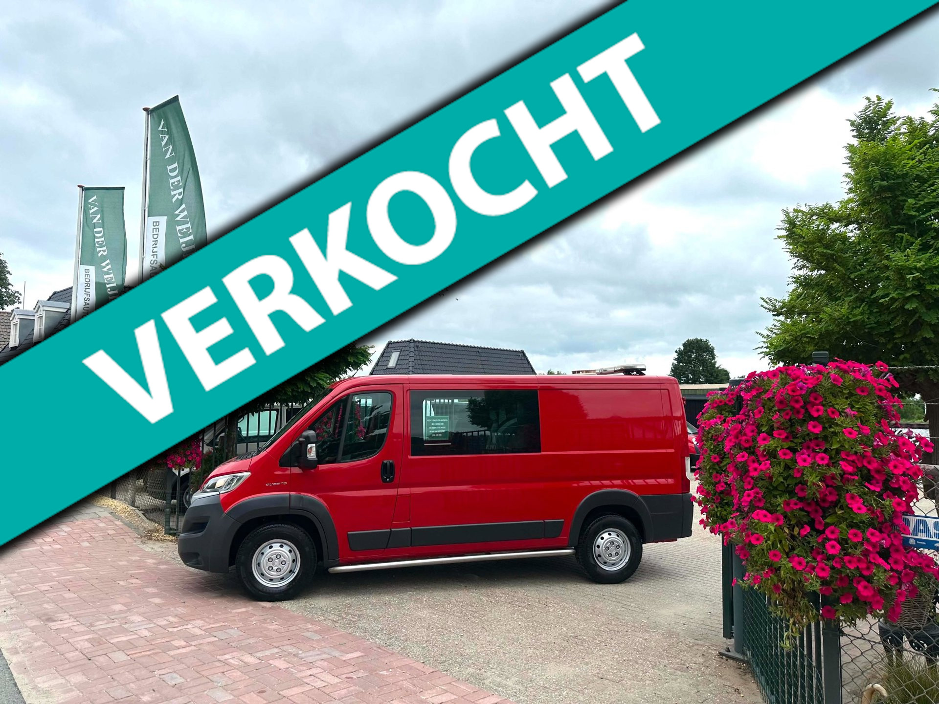 Fiat Fiat Ducato 35H 2.3 MultiJet L2H1 DC 7 Persoons 99.192 km.!!! Euro 6 2017 - voorkant