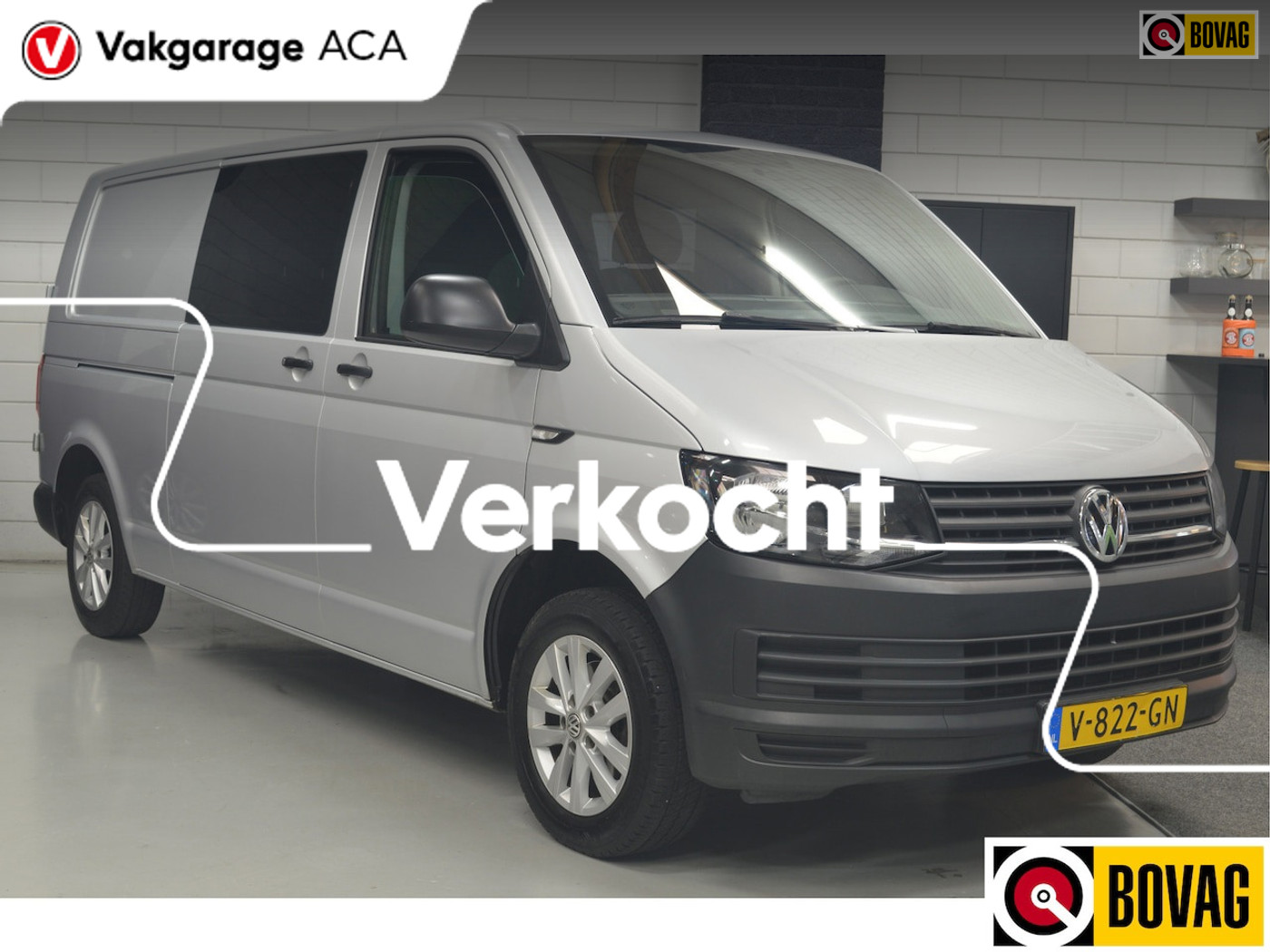 Volkswagen Transporter 2.0 TDI L2H1 DC 2017 - voorkant