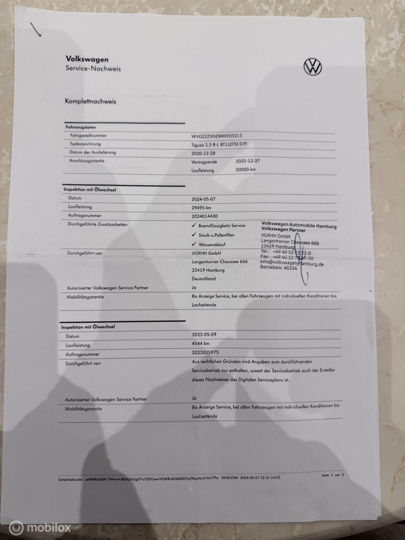 Foto van Volkswagen Tiguan