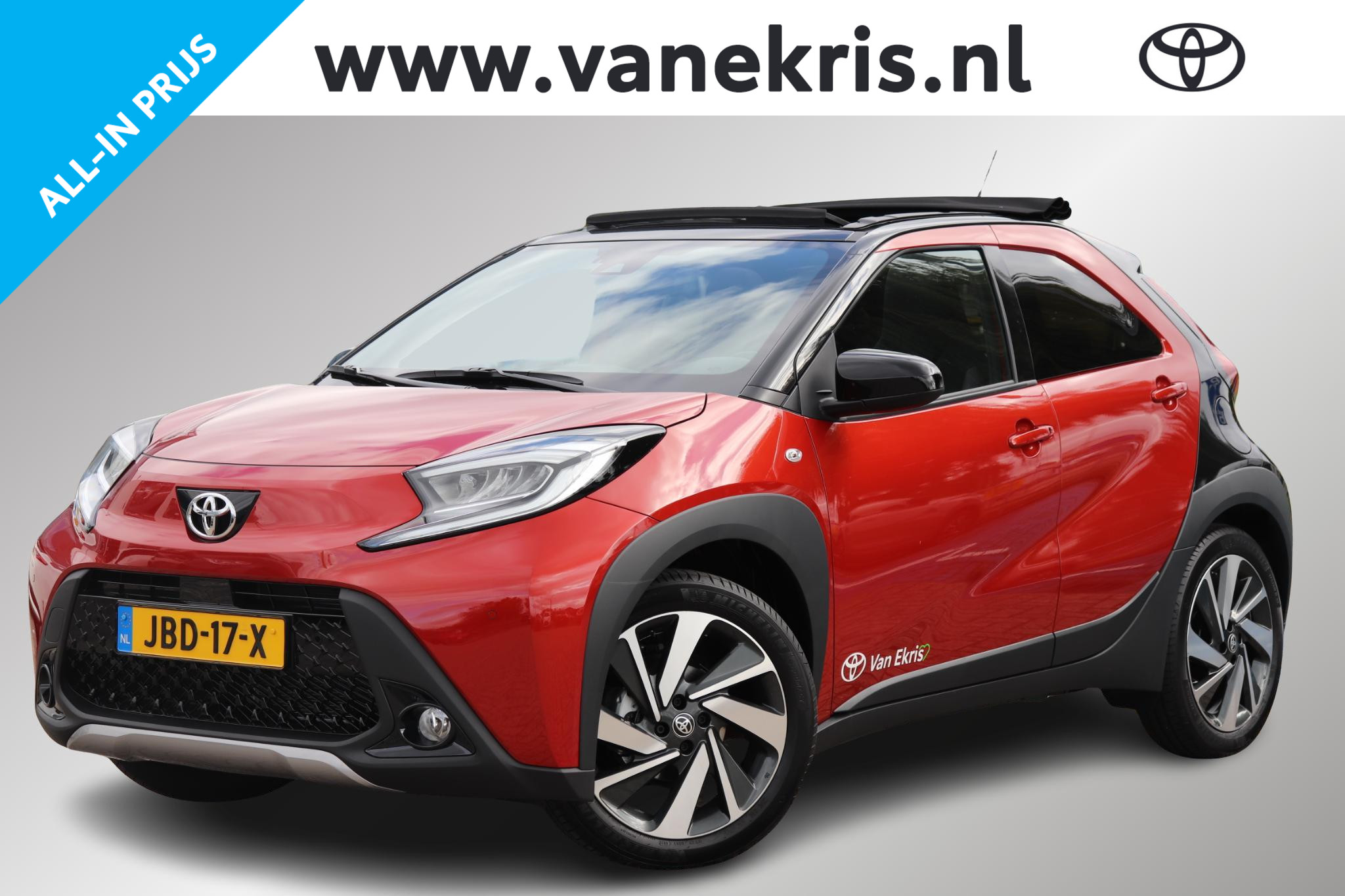 Toyota Aygo X 1.0 VVT-i MT Envy, 2025 - voorkant