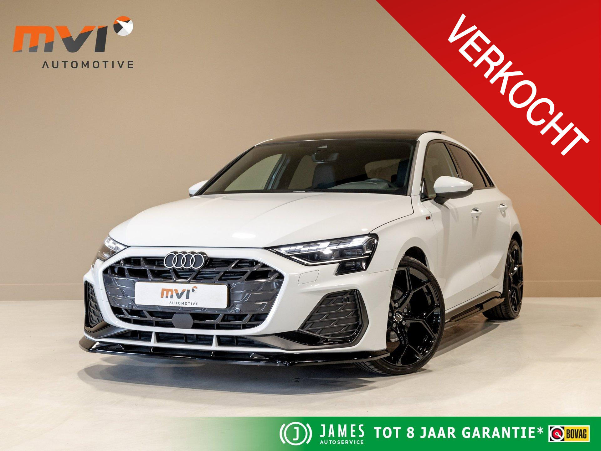 Audi A3 Sportback 35 TFSI 2x S-Line edition / 150pk / Maxton / Panorama dak / Sonos / Achteruitrij camera / 2025 - voorkant
