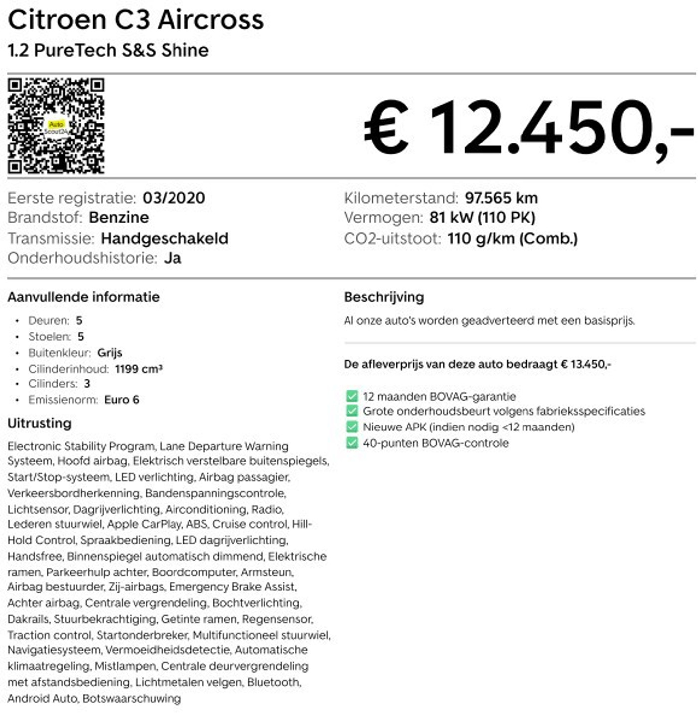 Foto van Citroen C3 Aircross