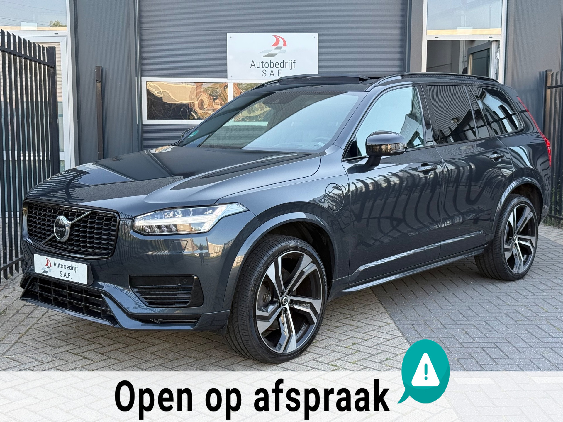 Volvo Xc90 2.0 T8 Recharge AWD R-Design 7-Pers PANO 360 TREKHAAK CARPLAY !! 2022 - voorkant