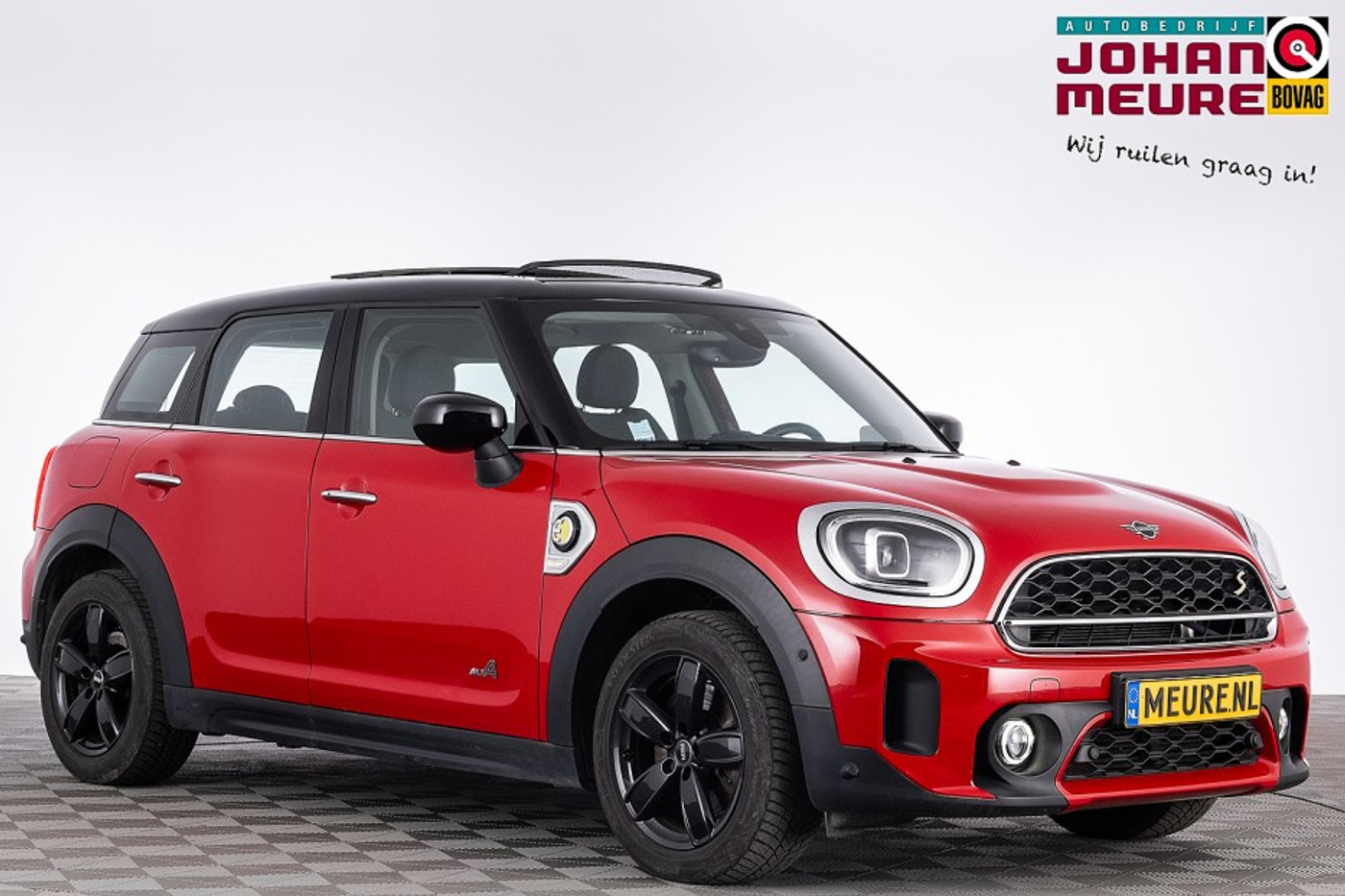 Mini Countryman 1.5 Cooper S E ALL4 | PANORAMADAK | LEDER | harman/kardon | Head-Up | NAVI | ECC | PHEV . 2022 - voorkant