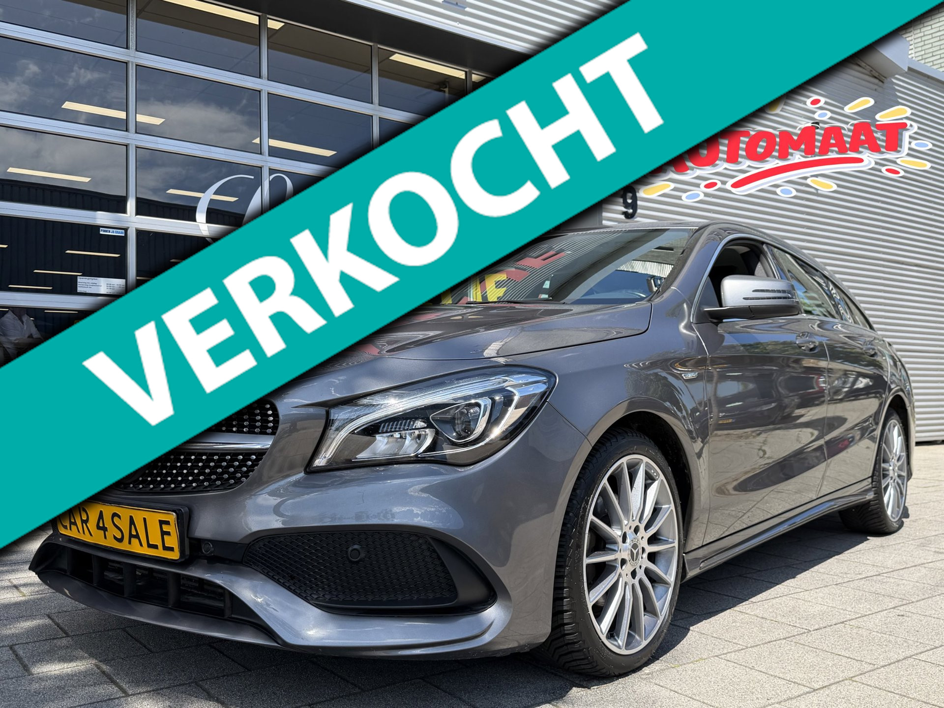 Mercedes-Benz Cla-klasse Shooting Brake 180 AMG - Automaat I Airco I Sport pakket I LED I PDC I 1/2 Leer I Dealer onderhouden 2019 - voorkant