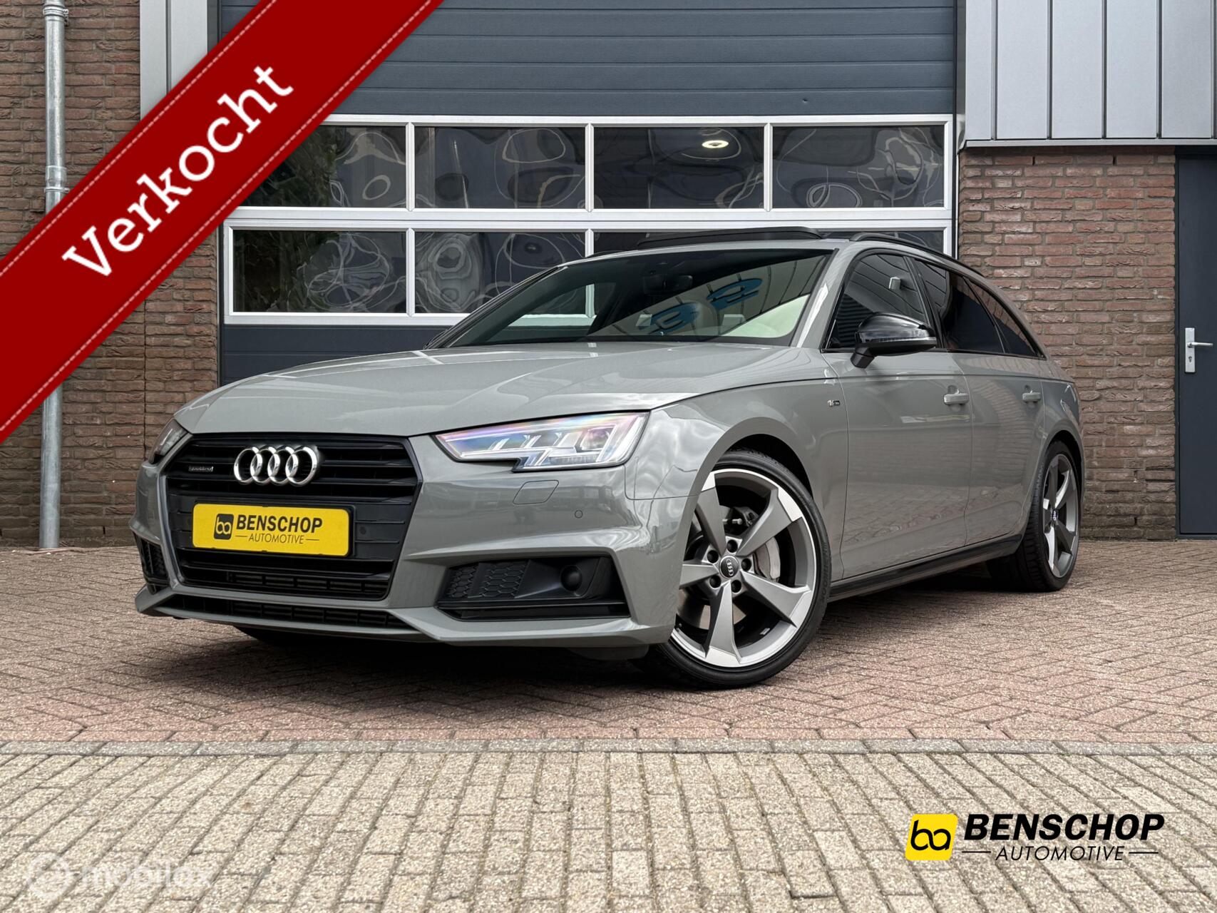 Audi A4 Avant 2.0 TFSI quattro S-line Panodak Alcantara Virtual B&O Matrix LED ACC Carplay Navi 2018 - voorkant