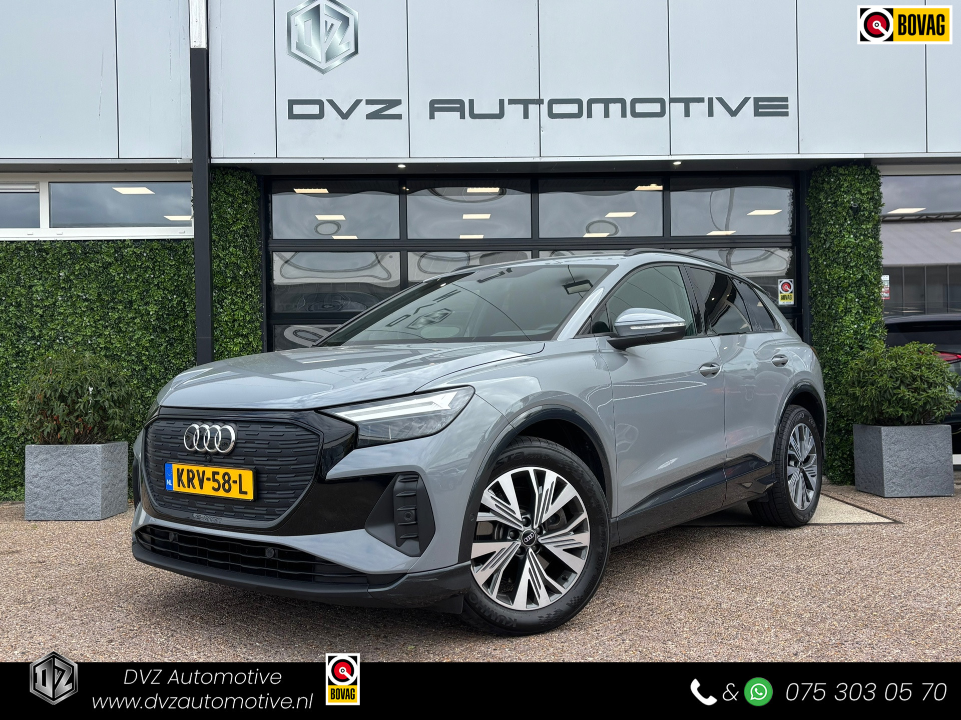 Audi Q4 45 E-tron 45 Quattro 265PK Advanced edition 77 kWh | WLTP 472 KM | ACC | Virtual | Black Pack | BTW 2022 - voorkant