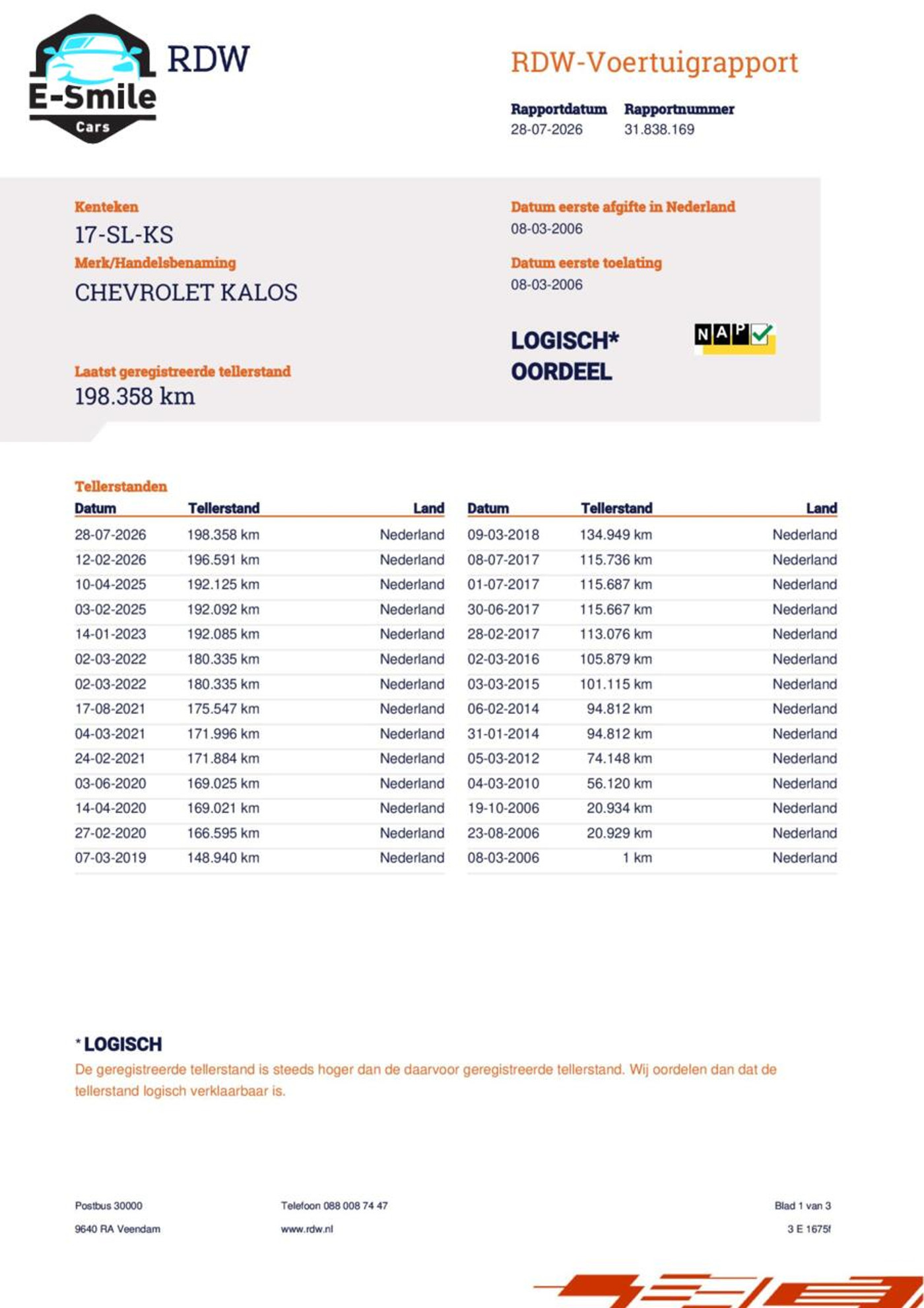 Foto van Chevrolet Kalos