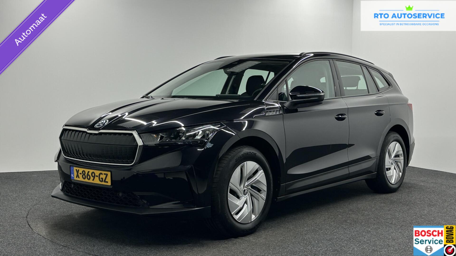 Skoda Enyaq 50 50 Business Edition NAVI ADAPTIEF CRUISE CARPLAY. 91% SOH 2023 - voorkant