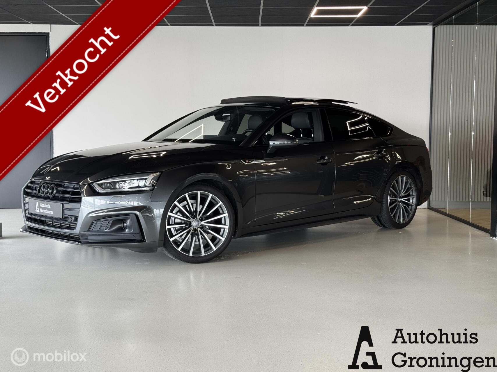 Audi A5 Sportback 40 TFSI Design Pro Line Plus | S line | Pano | ACC | Digital Cockpit 2019 - voorkant