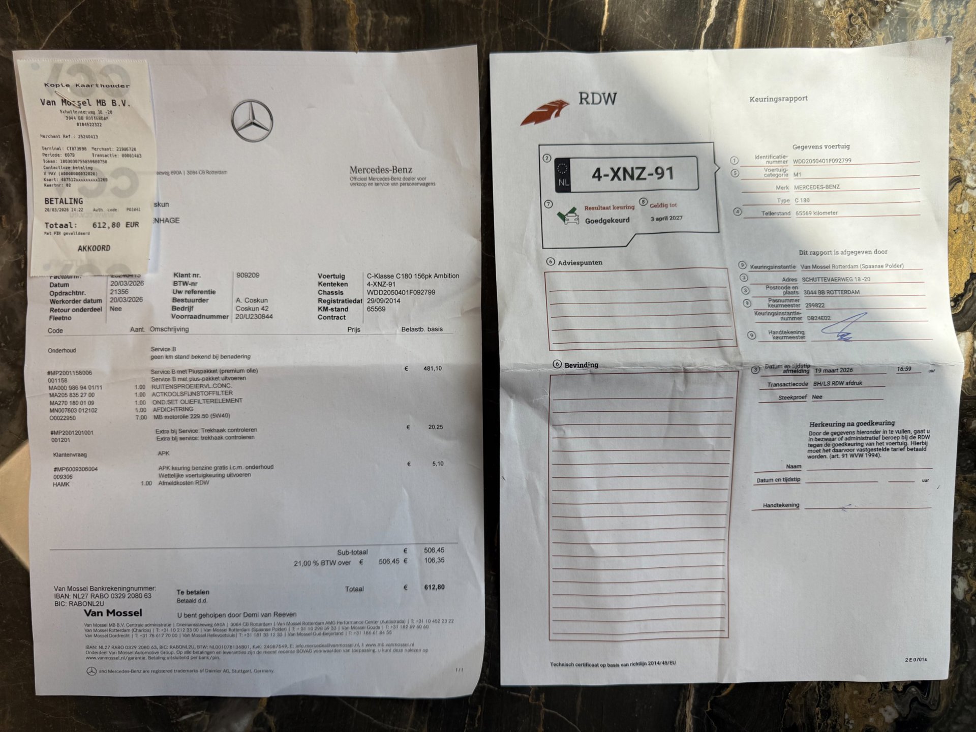 Foto van Mercedes-Benz C 180