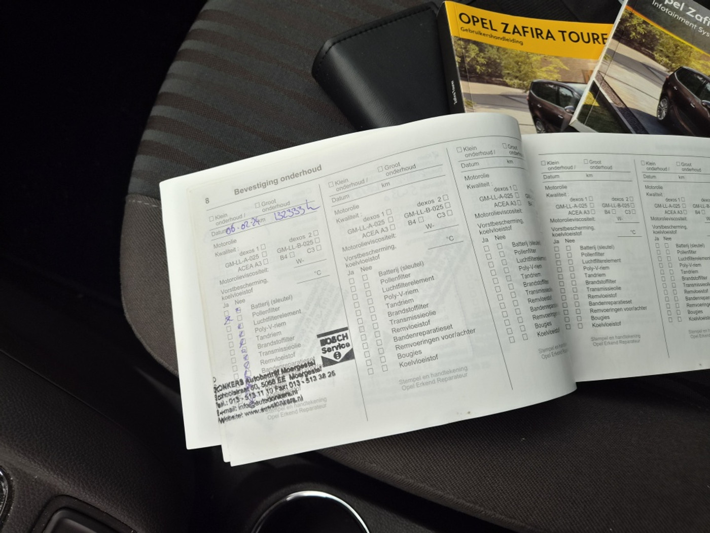 Foto van Opel Zafira Tourer