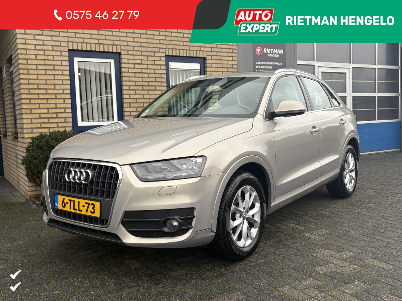 Audi Q3 1.4 TFSI Pro Line CAMERA-NAVI-PANO-STOELVERWARMNG 2014 - voorkant