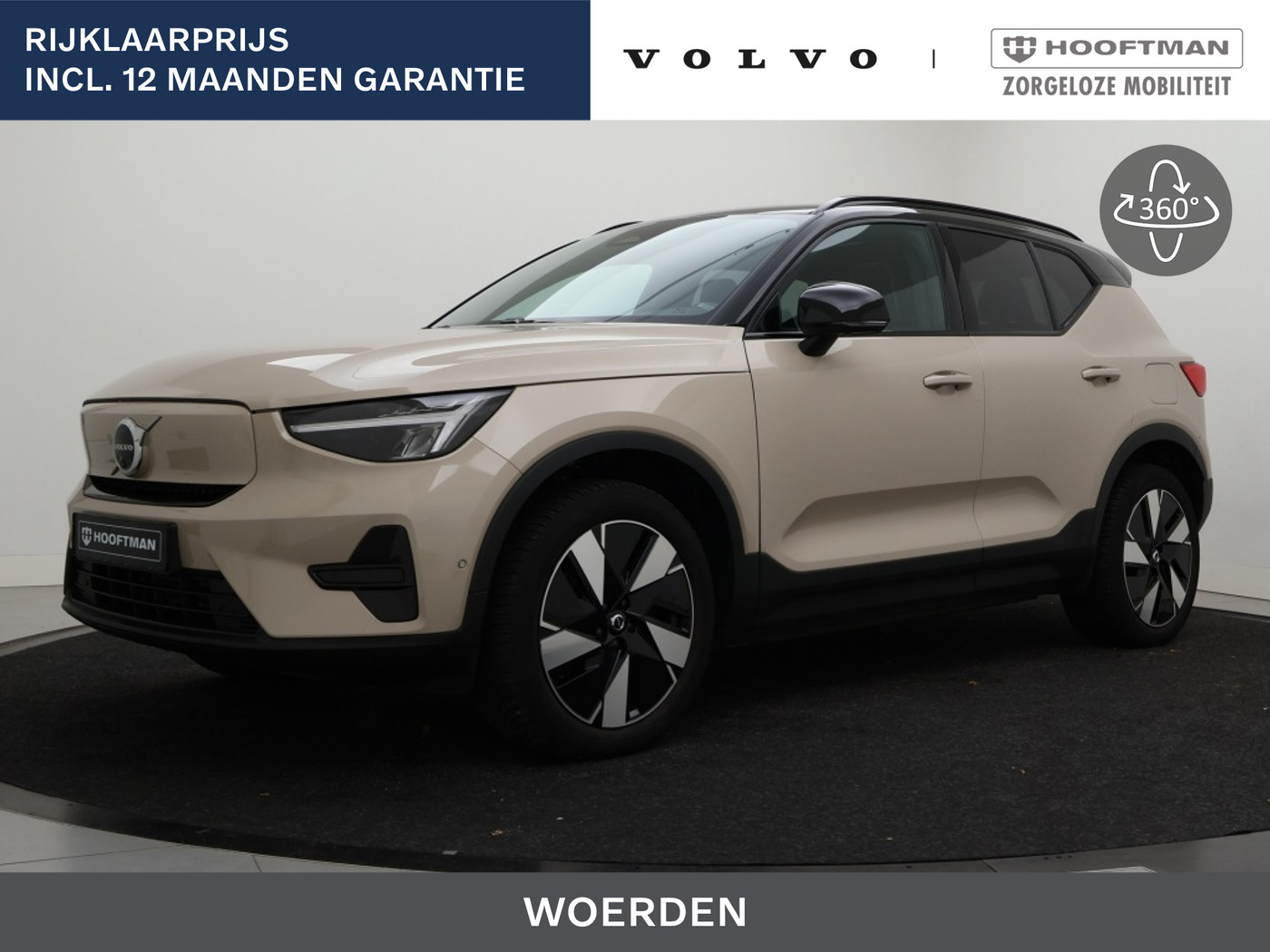 Volvo Ex40 EXTENDED RANGE ULTRA 19INCH SCHUIFDAK HARMAN KARDON GETINT GLAS 2024 - voorkant