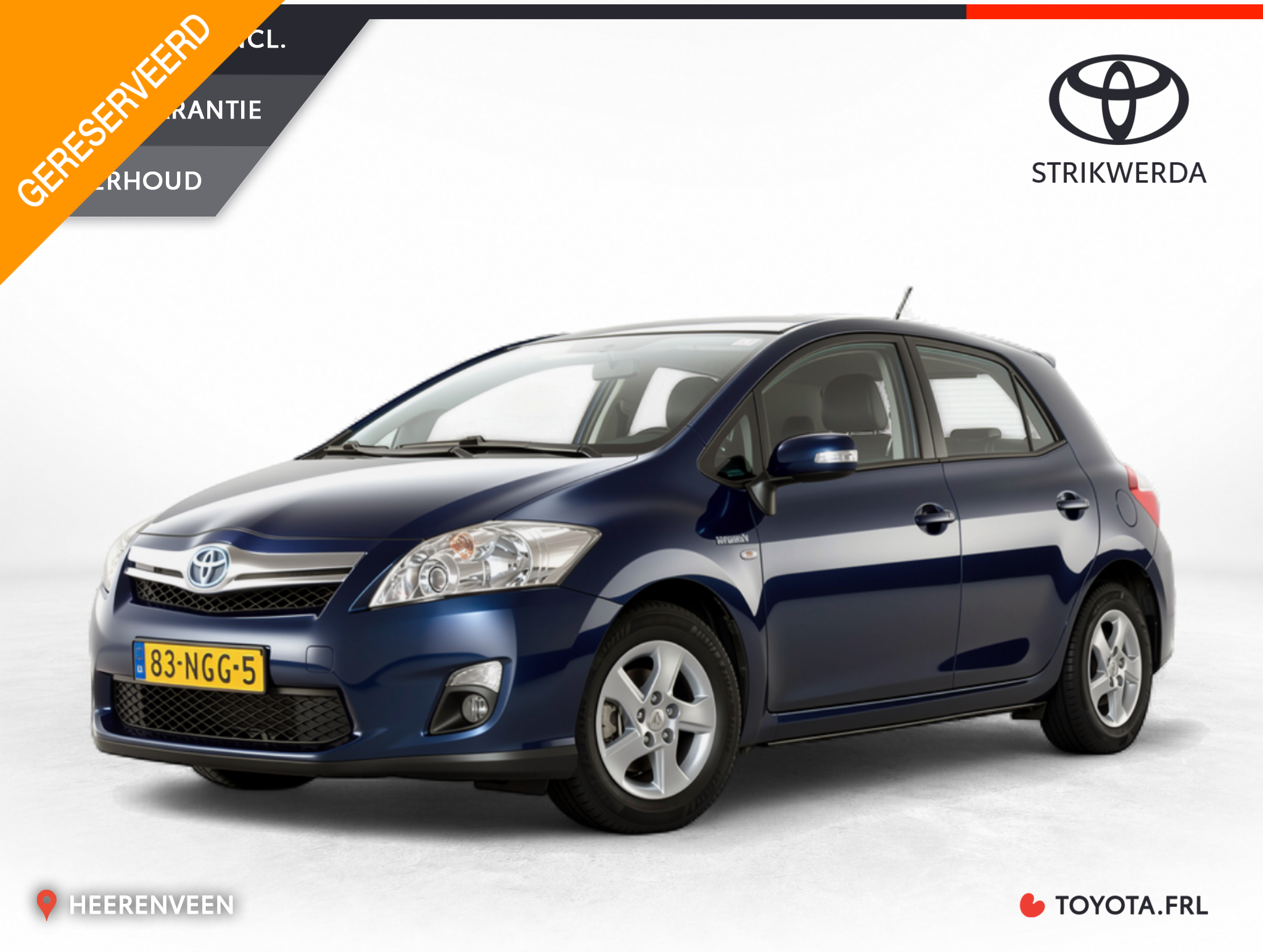 Toyota Toyota Auris 1.8 Full Hybrid Aspiration 2010 - voorkant