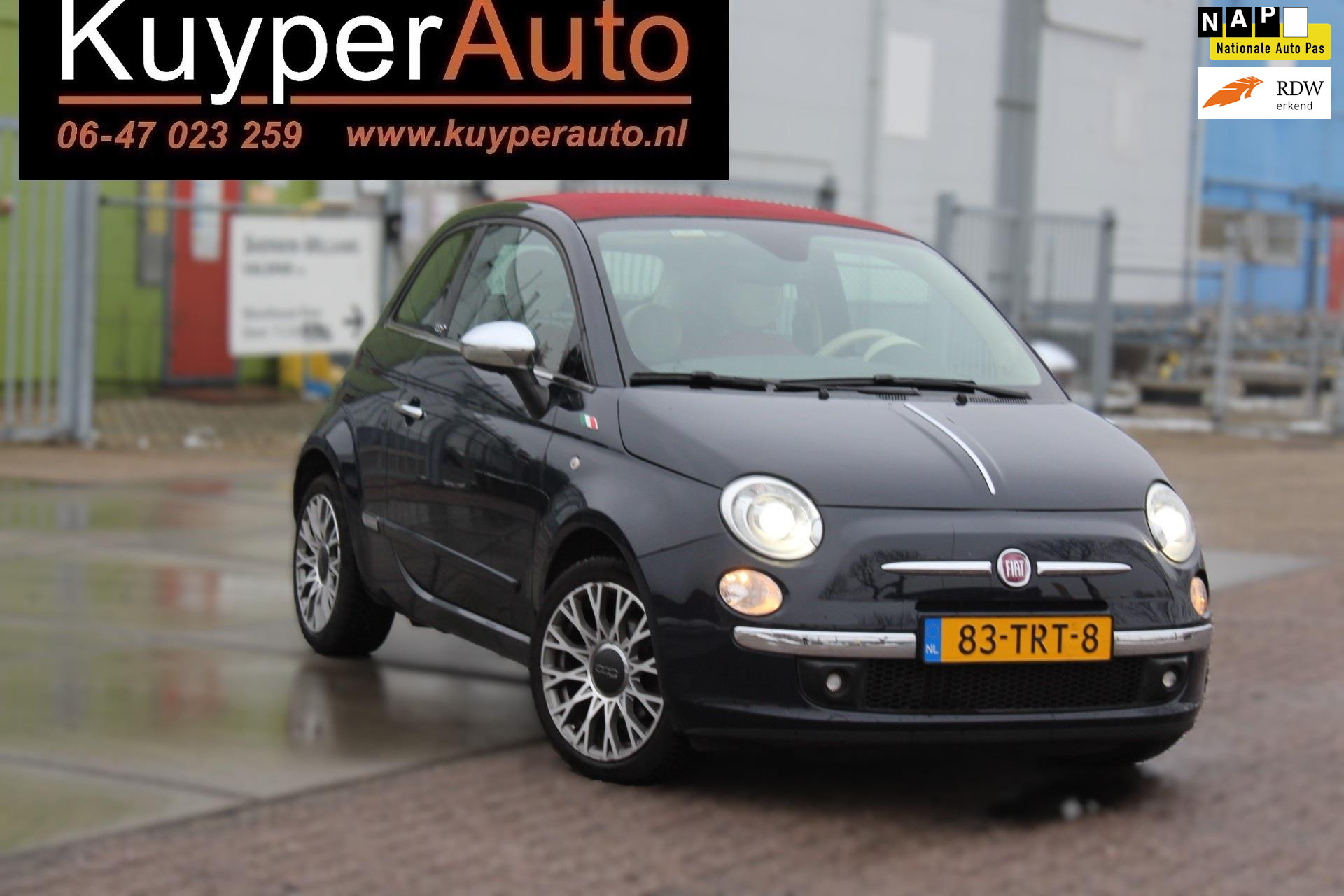 Fiat 500 0.9 TwinAir Lounge 2012 - voorkant