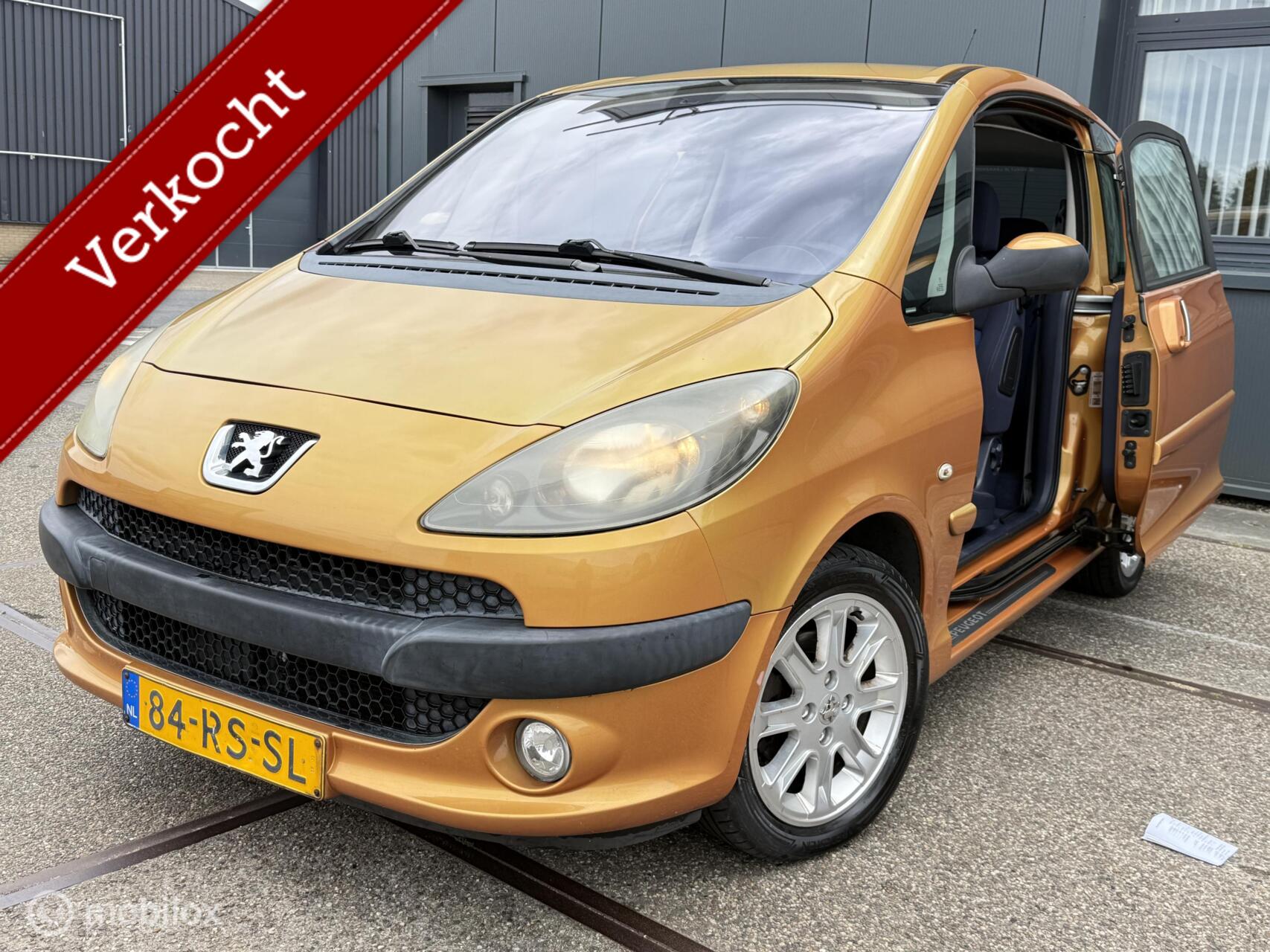 Peugeot 1007 1.6-16V Sporty, AUTOMAAT,Airco, elek ram,deuren 2005 - voorkant