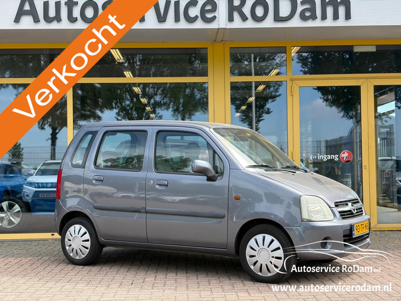 Opel Agila 1.2-16V Flexx cool | Eerste eigenaar | 85.616 KM! | Airco 2006 - voorkant