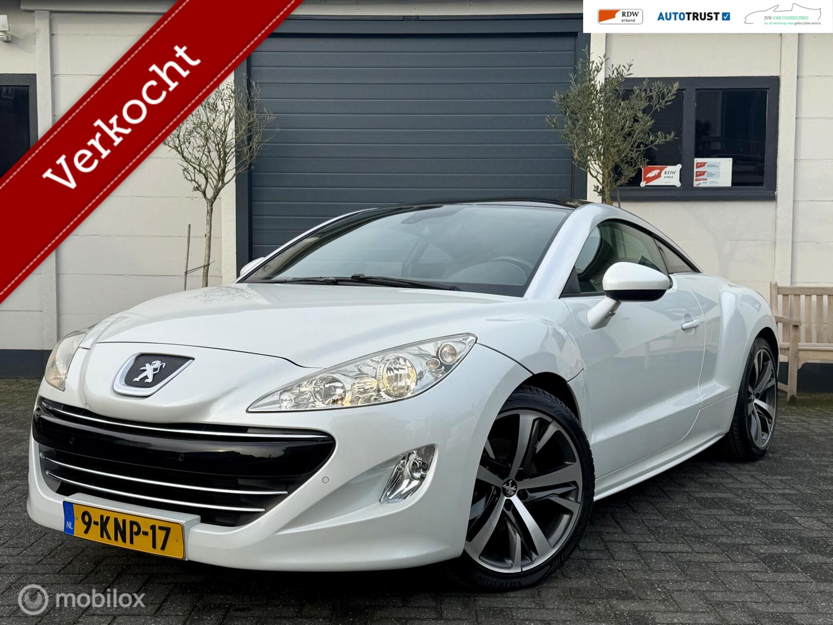 Peugeot RCZ 1.6 157PK|RIJKLAAR|1E EIG|NL AUTO|LEER|NAV|UNIEK 2013 - voorkant