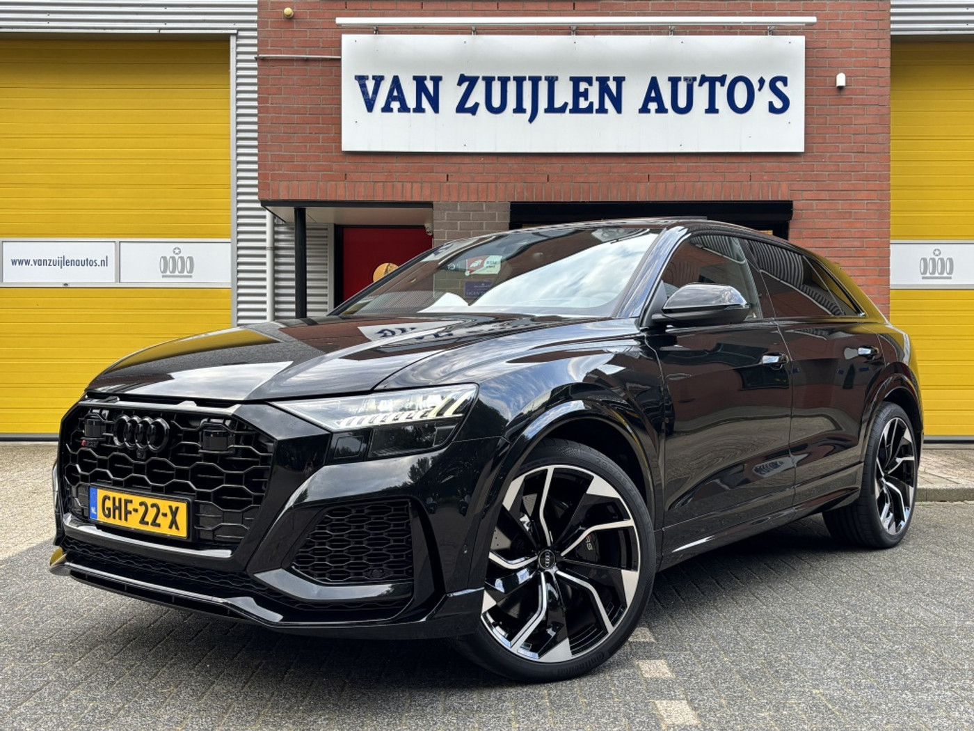 Audi RS Q8 4.0 TFSI Quattro 600pk Pano B&O 3D HUD 23'' Softclose ACC 360° 2023 - voorkant