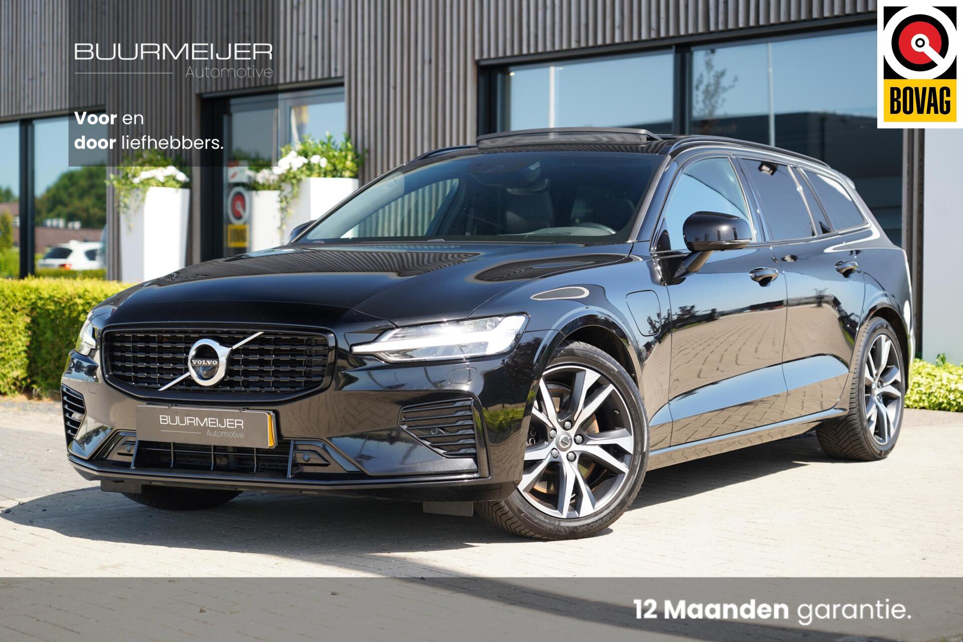Volvo V60 2.0 T8 Recharge AWD R-Design | Schuif/kanteldak | Trekhaak | Harman Kardon | Adaptieve cruise control | Head-Up Display | BLIS | Standkachel | DAB | Apple Carplay| 2020 - voorkant