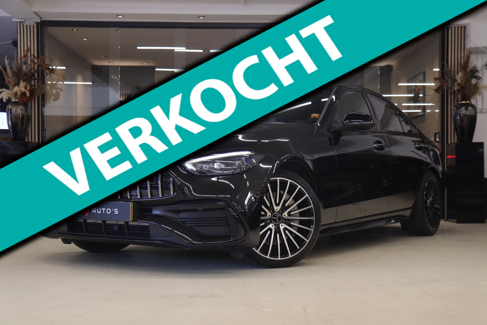 Mercedes-Benz C-klasse 300 AMG Line 2022 - voorkant