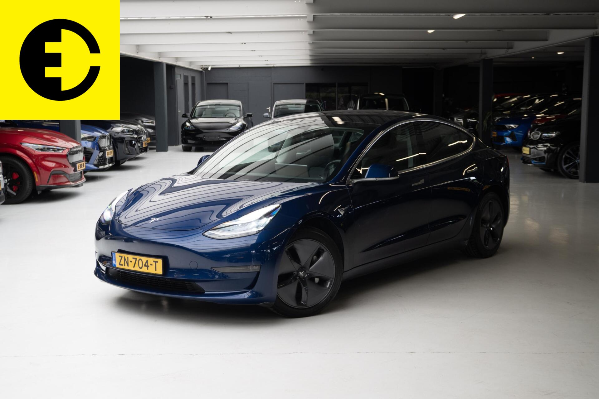 Tesla Model 3 Long Range AWD 75 kWh | Leder | Stoelverwarming | Incl.BTW 2019 - voorkant