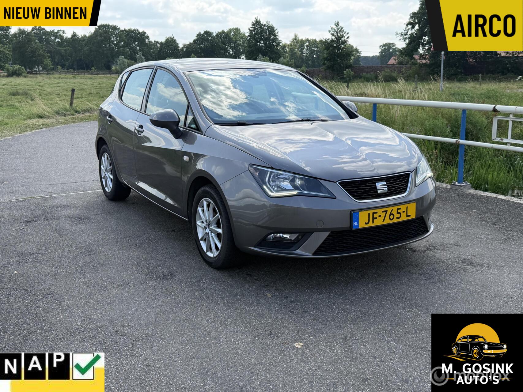 Seat Ibiza 1.0 EcoTSI Cruis Pdc Airco 5 deurs Nap 2016 - voorkant